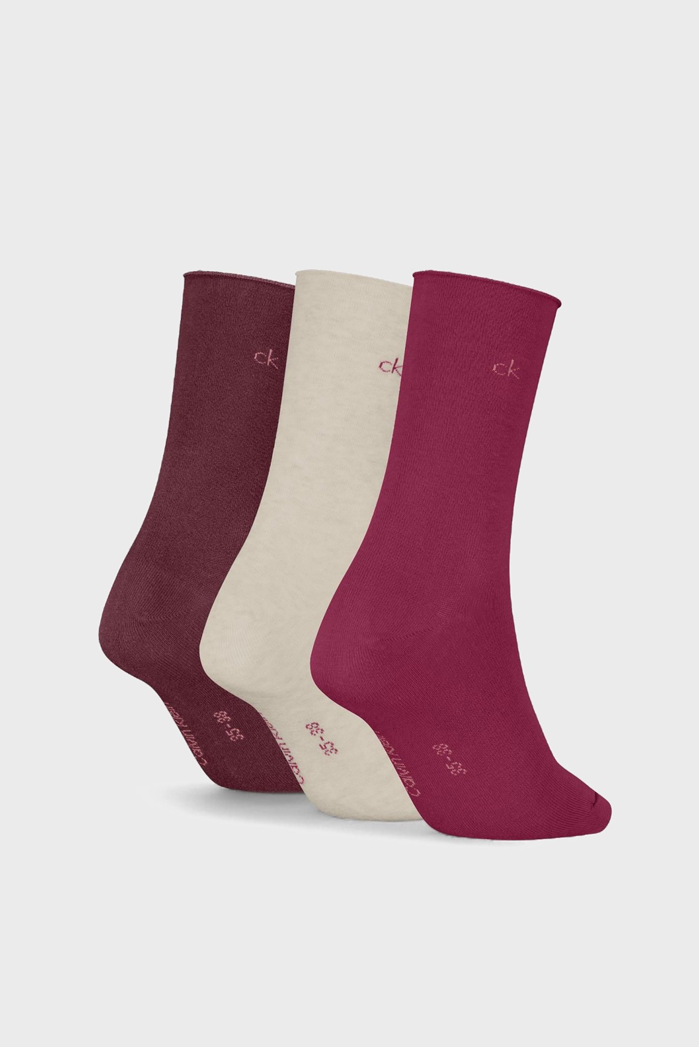 Носки CK WOMEN SOCK 3P ROLLTOP 2