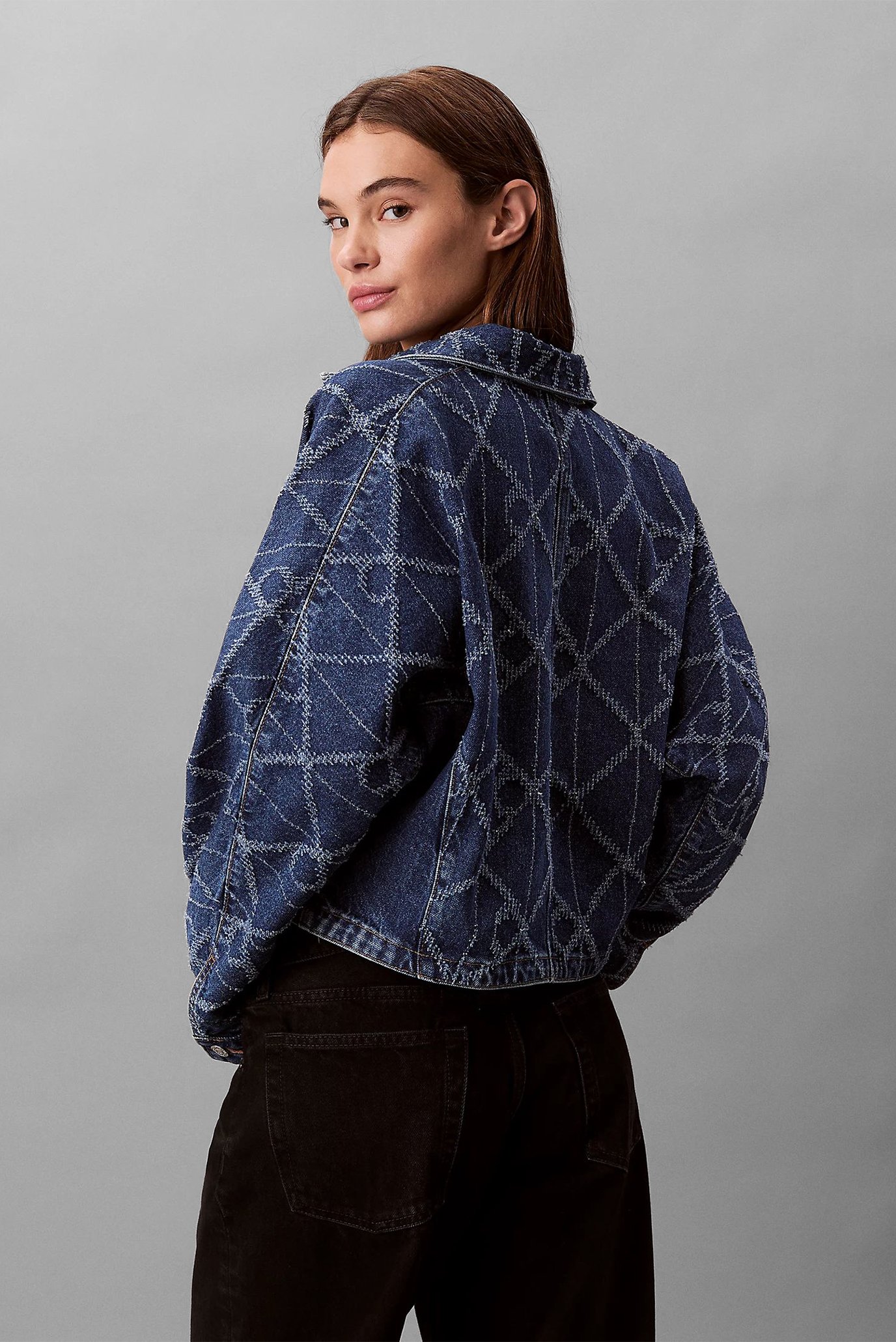 Куртка джинсовая AOP TRUCKER JACKET CK ATLANTIC 3