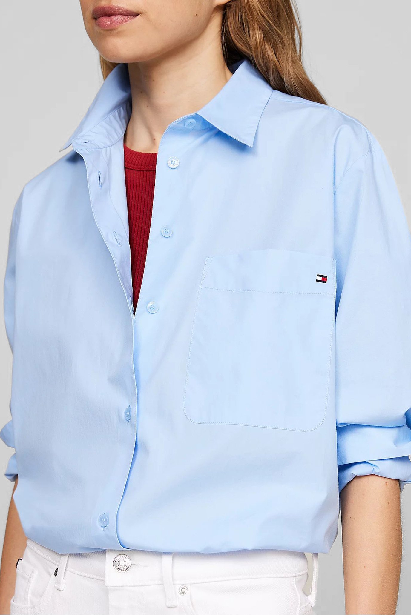 Рубашка ESSENTIAL COTTON EASY FIT SHIRTTommy Hilfiger Рубашка ESSENTIAL COTTON EASY FIT SHIRT 4