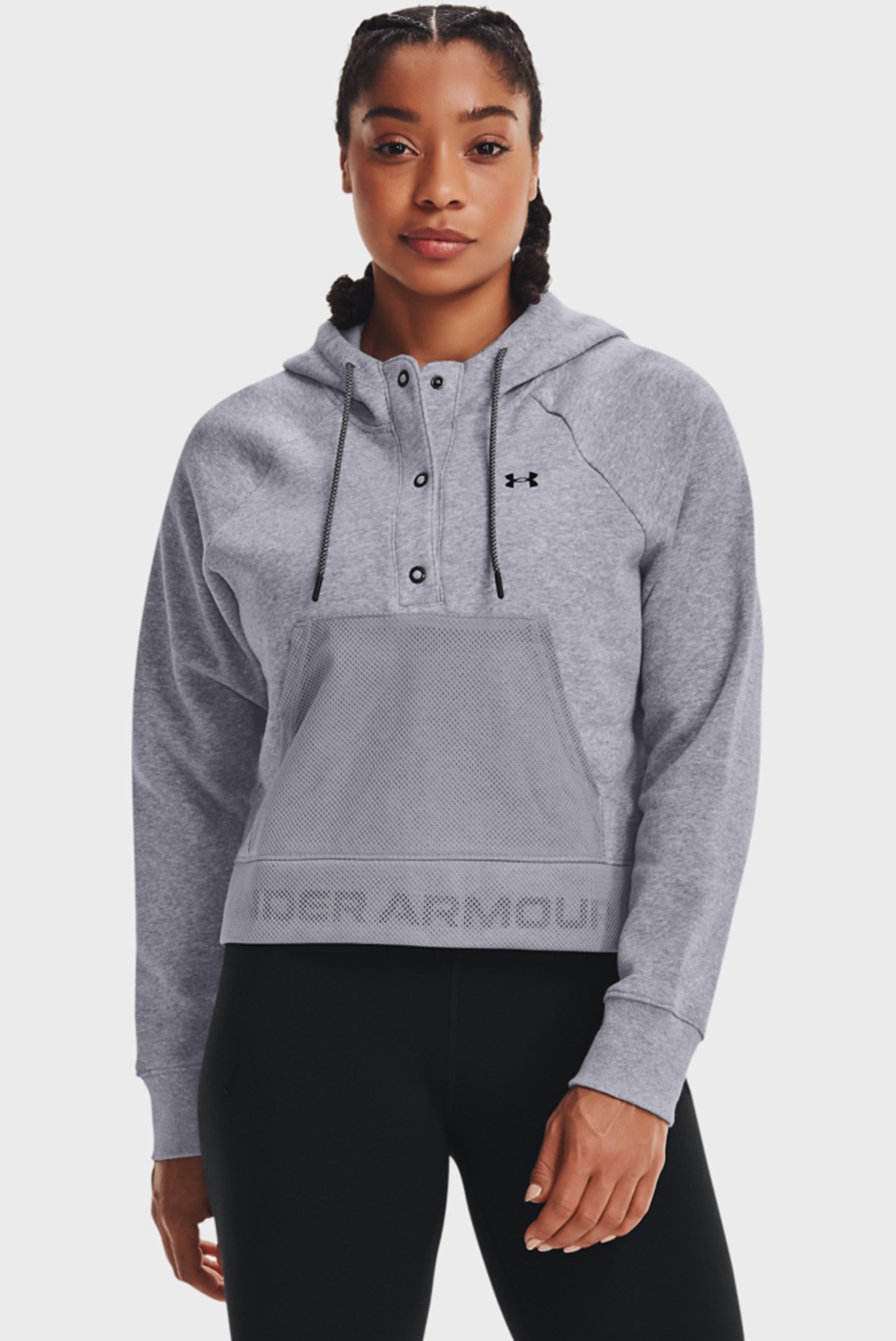 Rival Fleece Mesh Hoodie Under Armour 1365844 035 FR Group