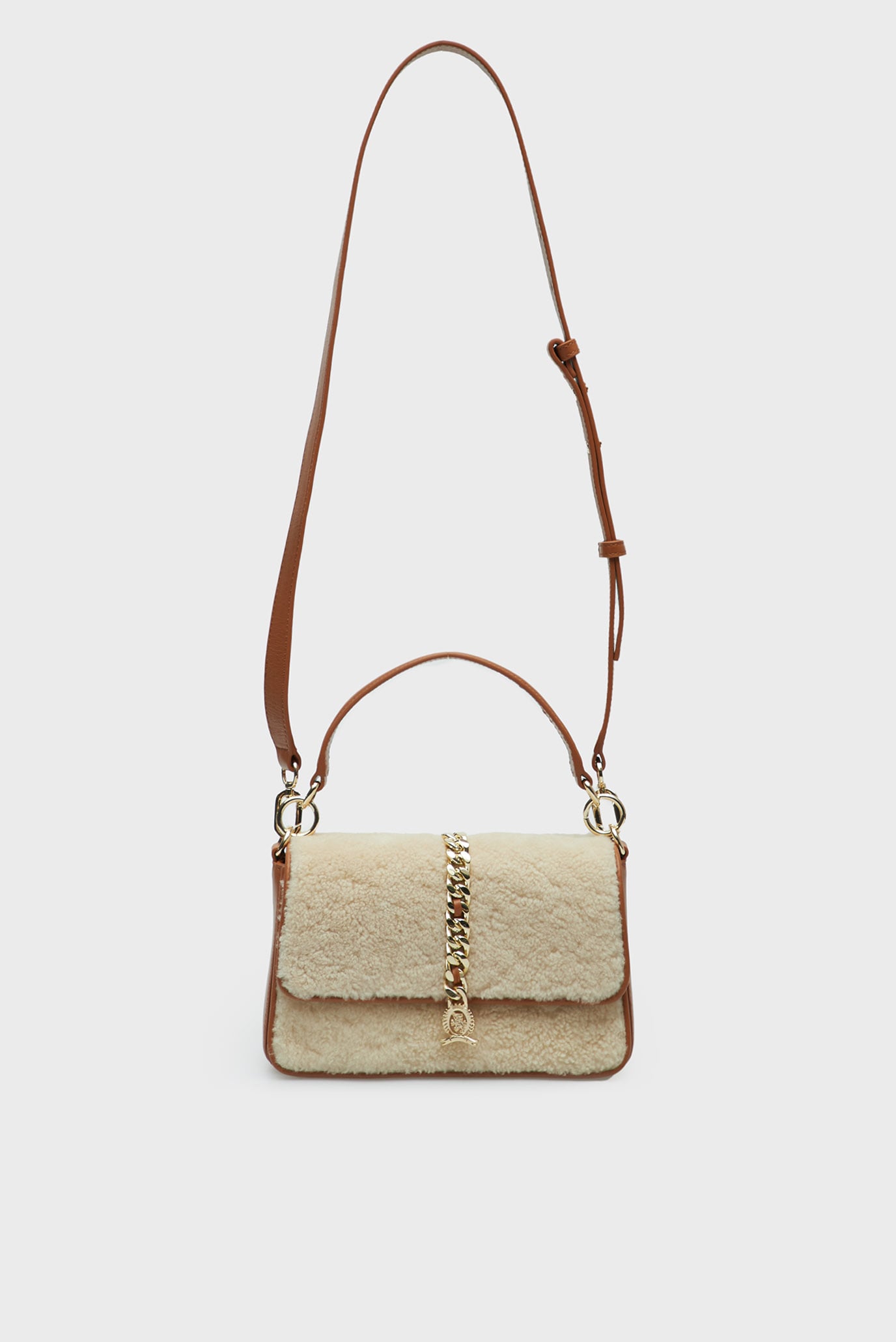 Сумка LUXE LEATHER CROSSOVER SHEARLING 5