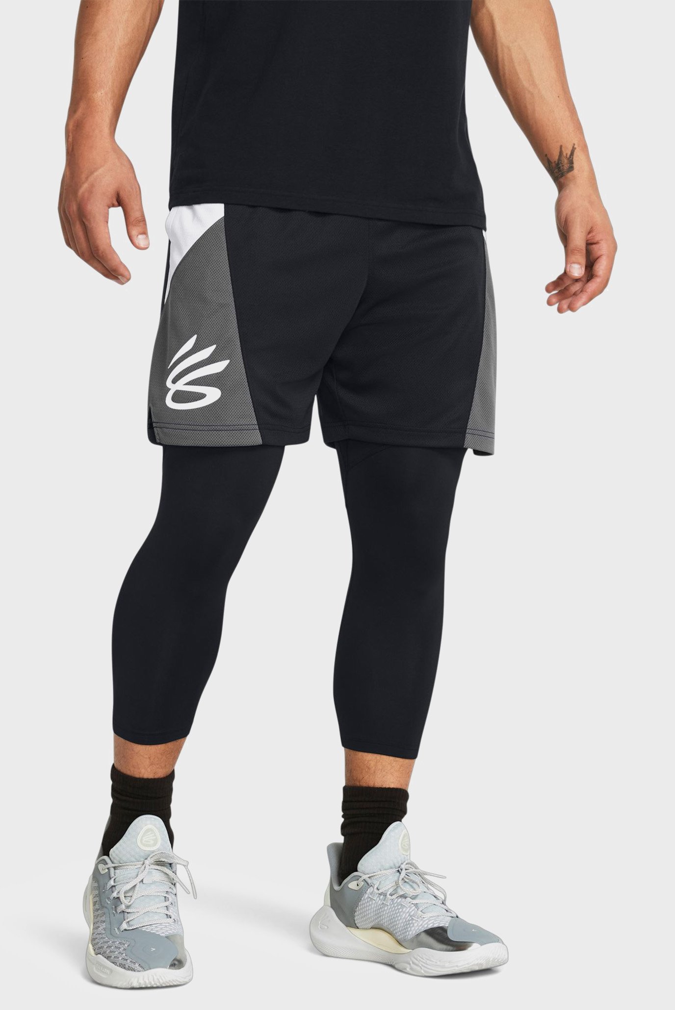 Мужские черные шорты Curry Splash Short 3