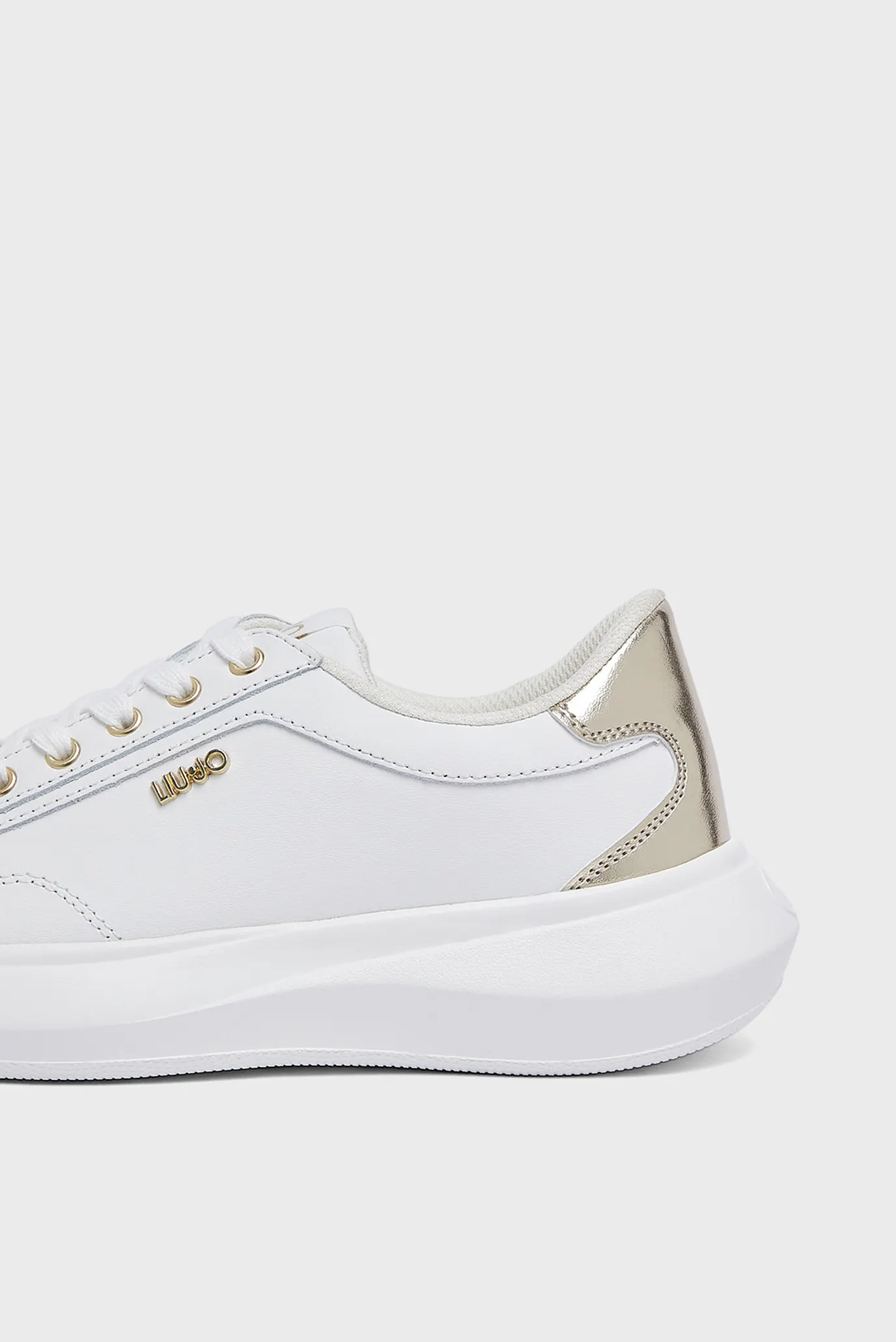 Кроссовки CASPER 01 - SNEAKER CALF LEATHER METALLI WHITE LIGHT GOLD 2