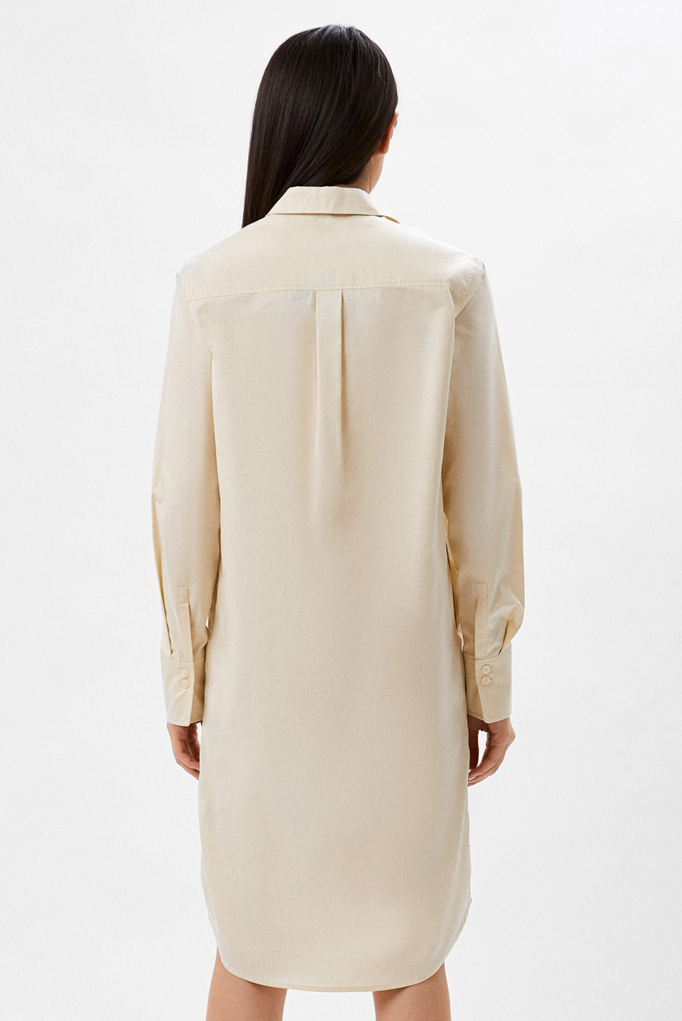 Женское бежевое платье SHINY 6