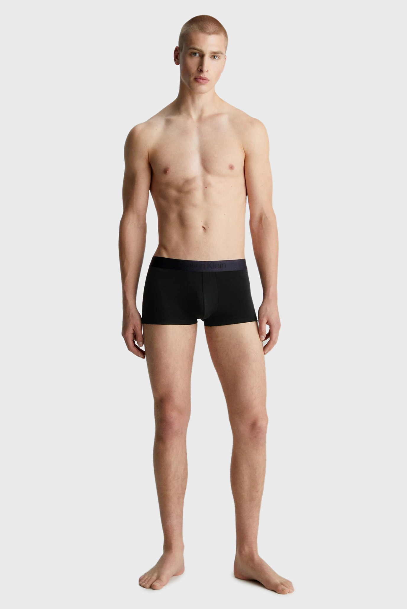 Мужские черные боксеры (3 шт) LOW RISE TRUNK 5