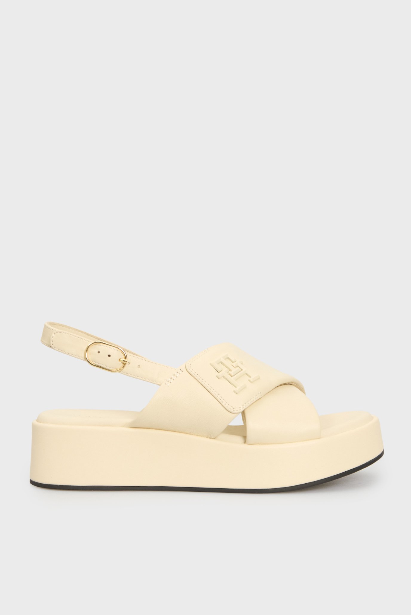 Сандалии TH LOGO HW PADDED LEATHER SANDAL 1