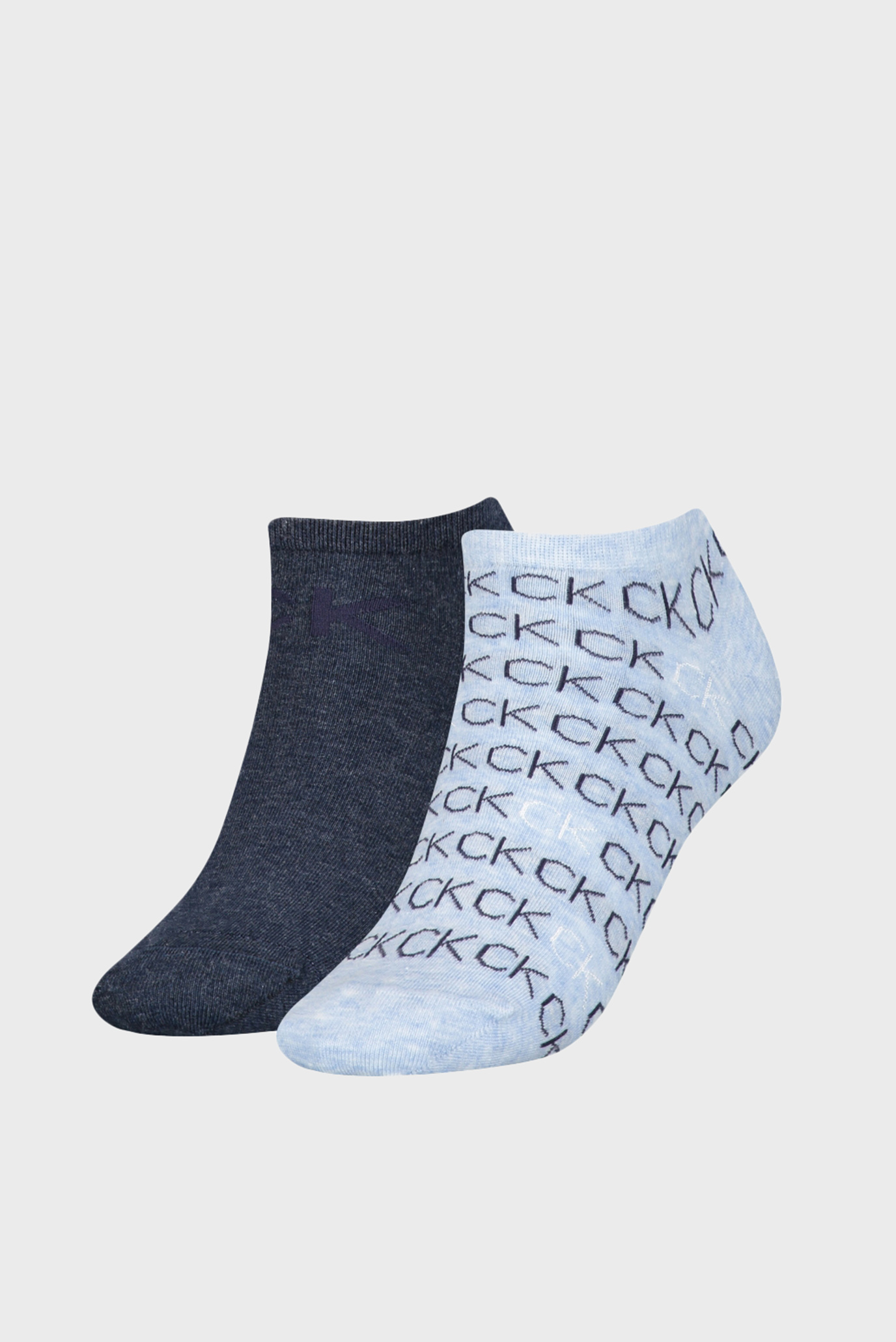 Носки CK WOMEN SNEAKER 2P ALL OVER L 2