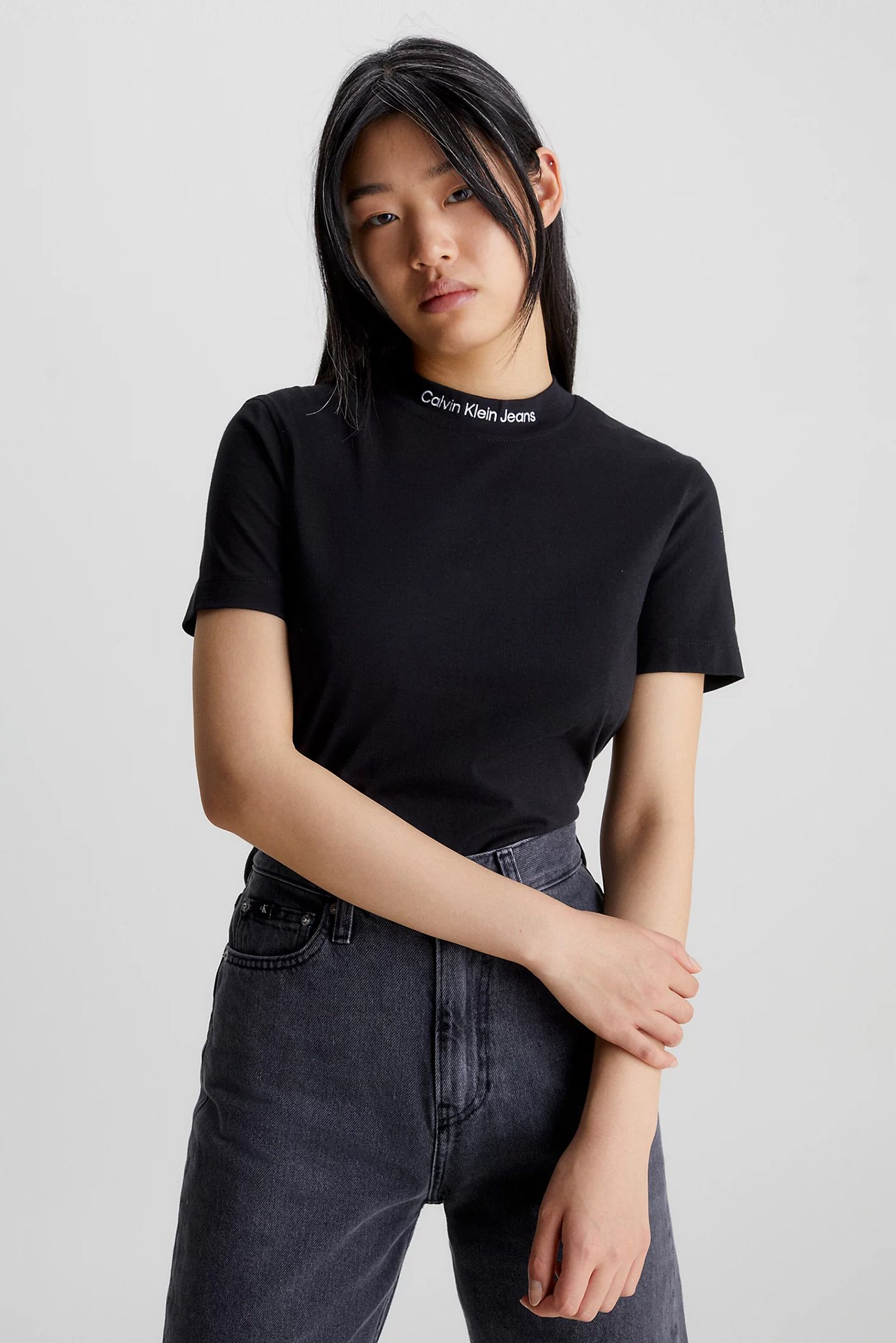 LOGO NECKLINE STRAIGHT TEE Calvin Klein Jeans J20J221212 FR Group