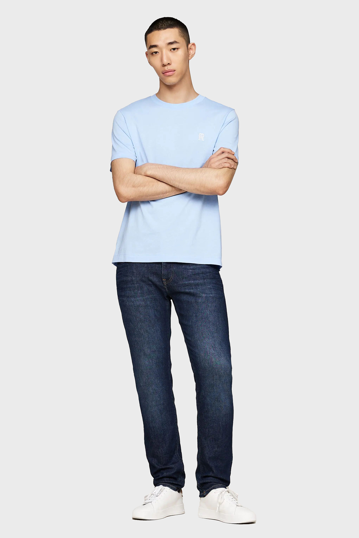 Мужская голубая футболка MONOGRAM IMD TEE 2