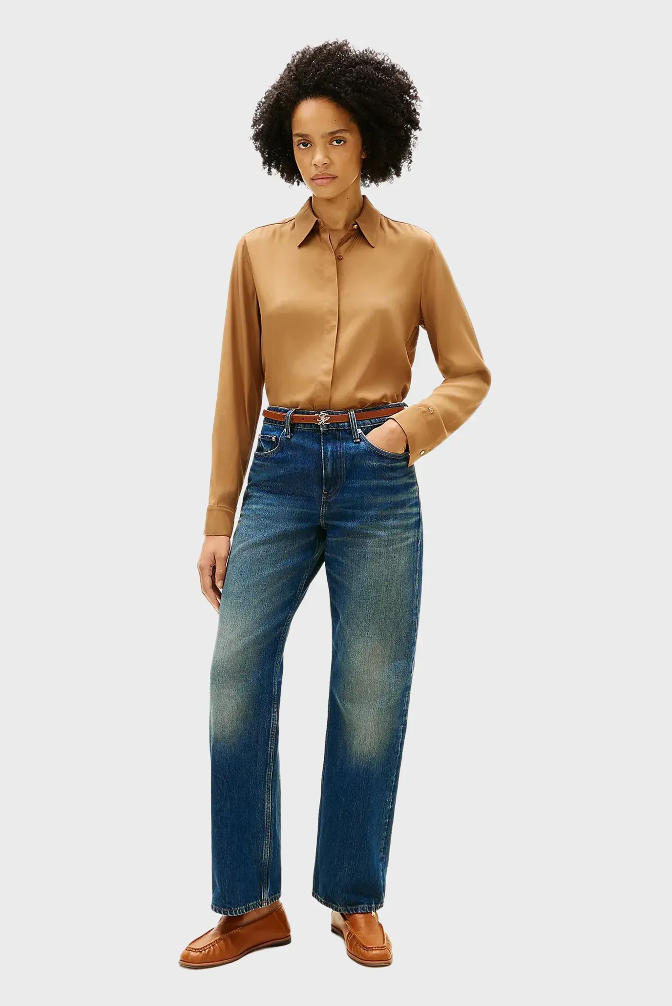 Блузка VIS TWILL BUTTON UP SHIRT 2