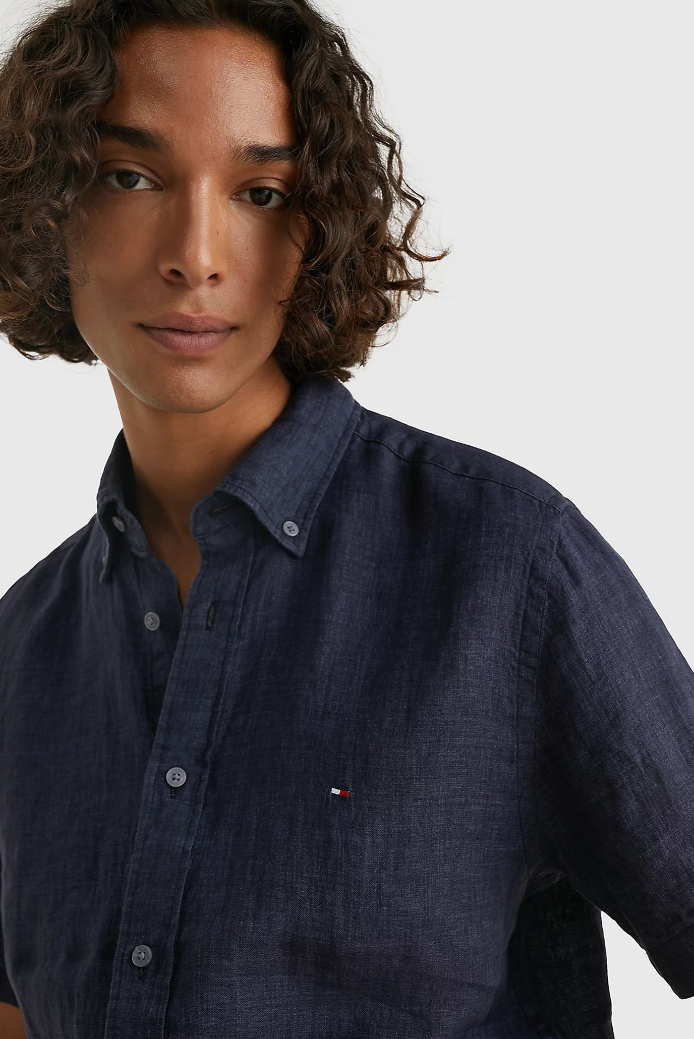 Рубашка с коротким рукавом PIGMENT DYED LINEN RF SHIRT S S 4