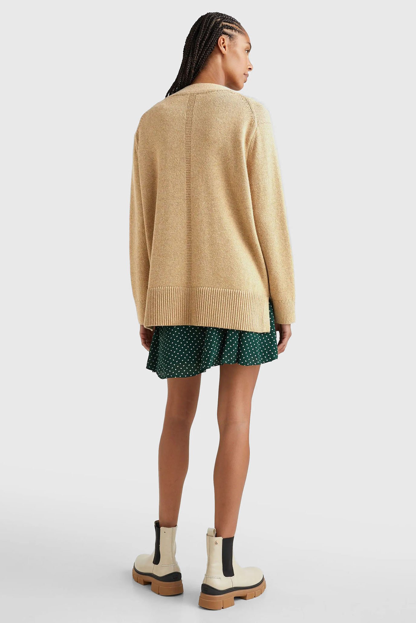 Кардиган WOOL BLEND V-NK CARDIGAN 3