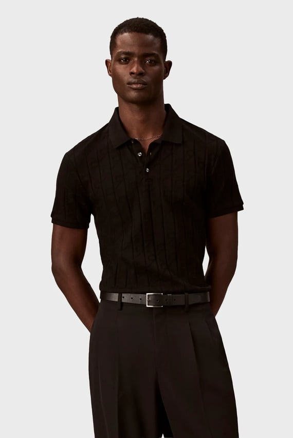 Поло SS DBL MERCERIZED EMBLEM JACQUAR Calvin Klein