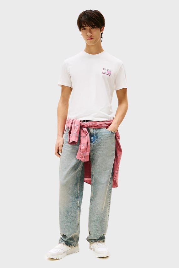 Футболка/TJM SLIM POP COLOR FLAG TEE EXT