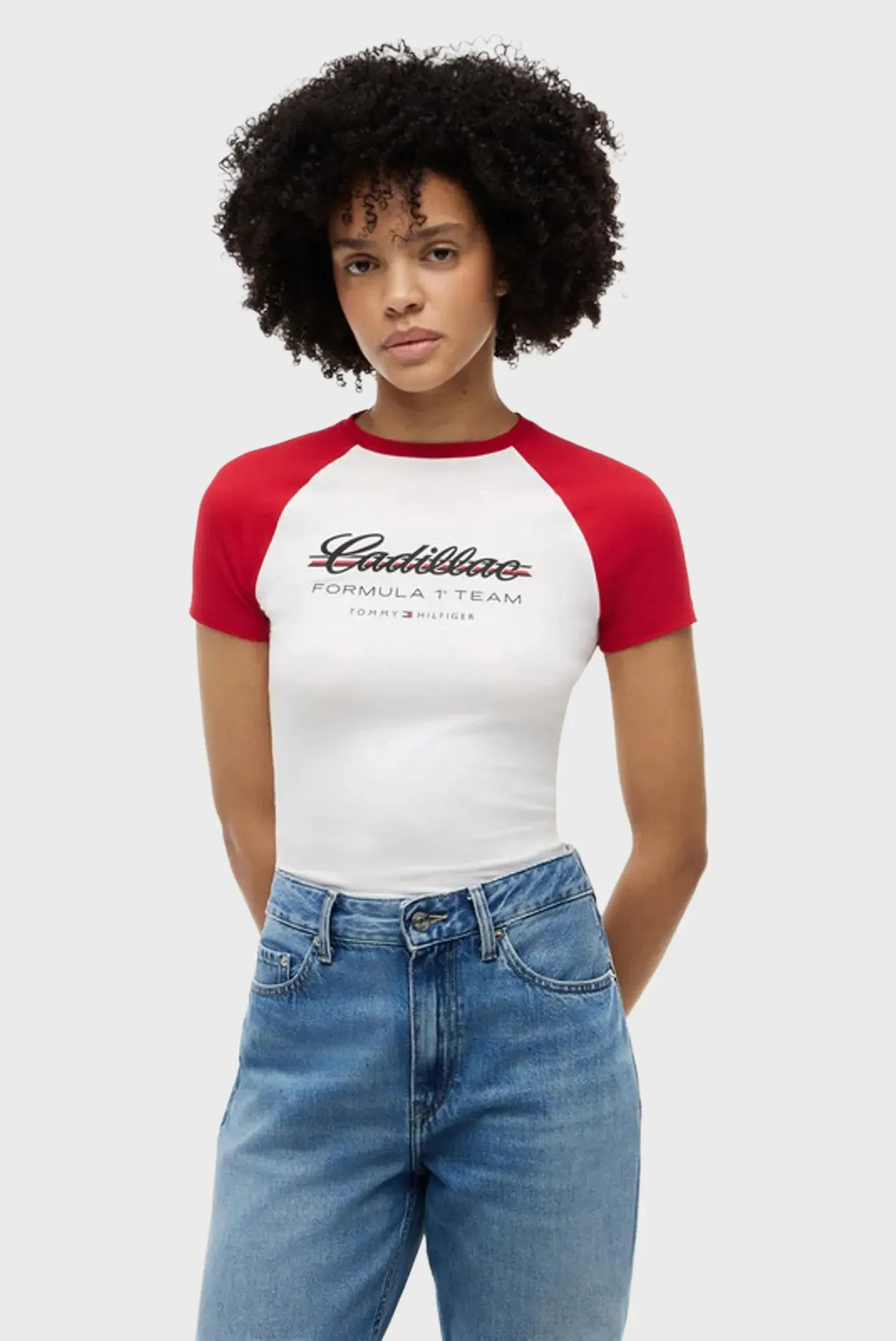 Футболка/TH X CF1 BABY RINGER TEE 1