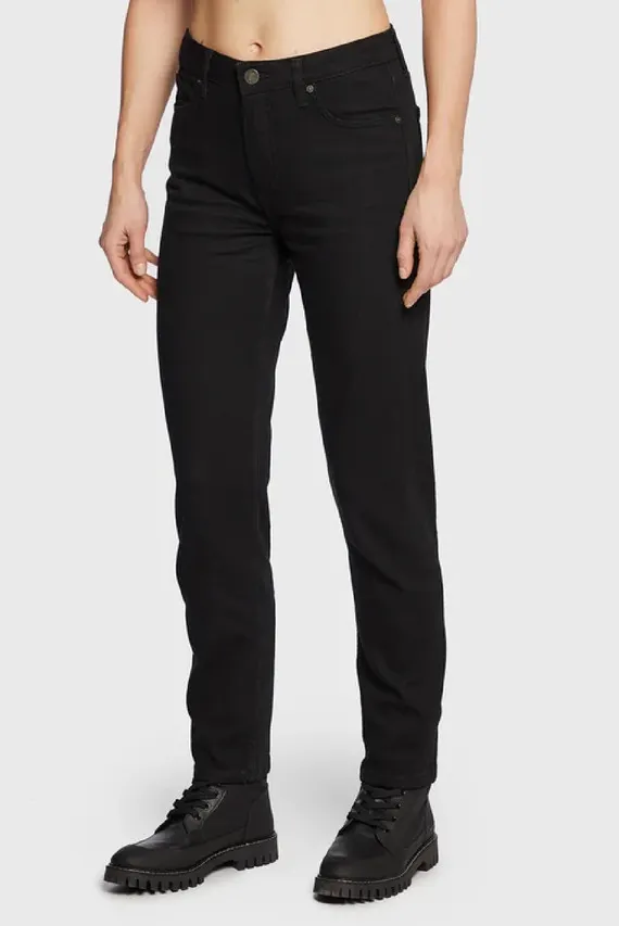 Женские черные джинсы MID RISE SLIM Calvin Klein