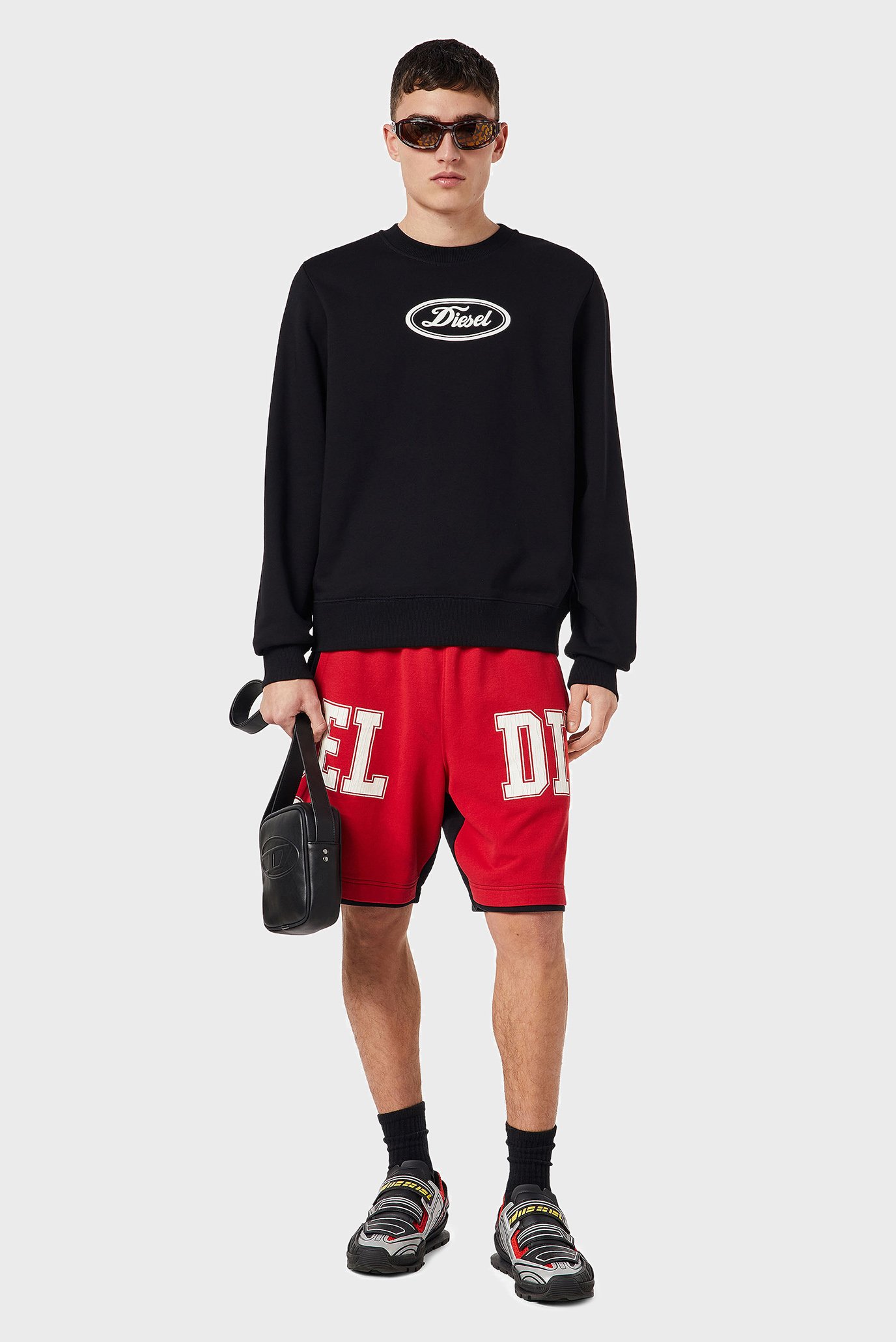 Мужской черный свитшот S-GINN-C2 4