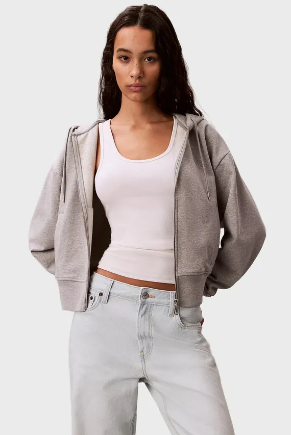 Реглан LS MONOGRAM TERRY CROP RELAXED F Calvin Klein Jeans