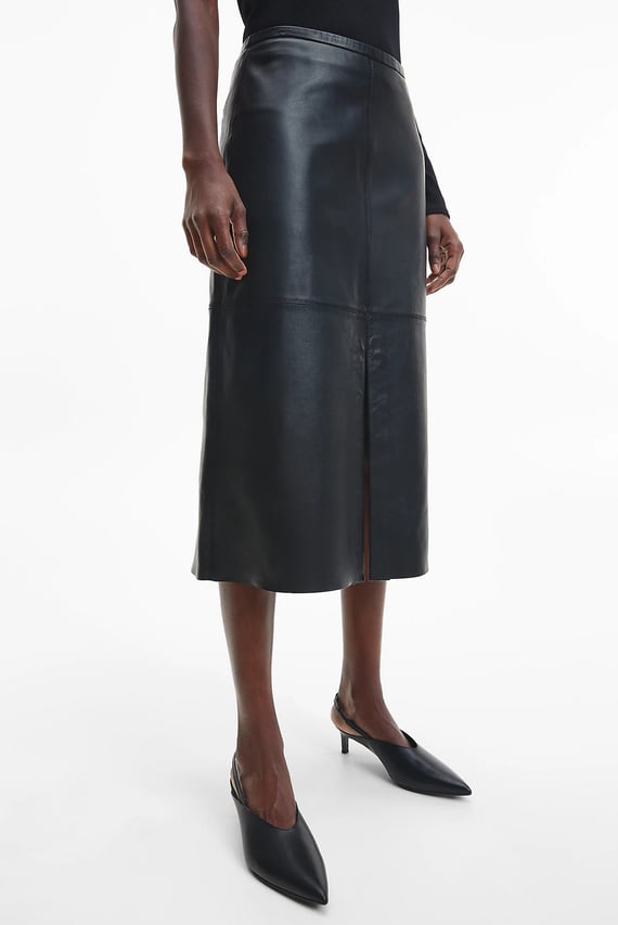 Юбка LEATHER SKIRT