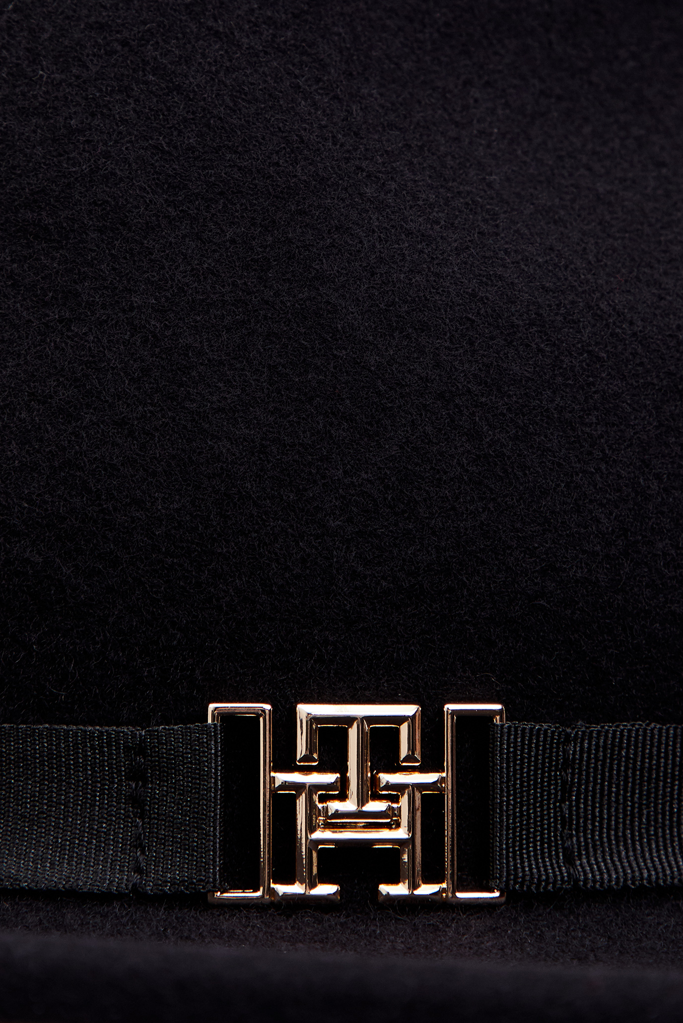 Женская черная шерстяная шляпа TH DISTINCT FEDORA 4