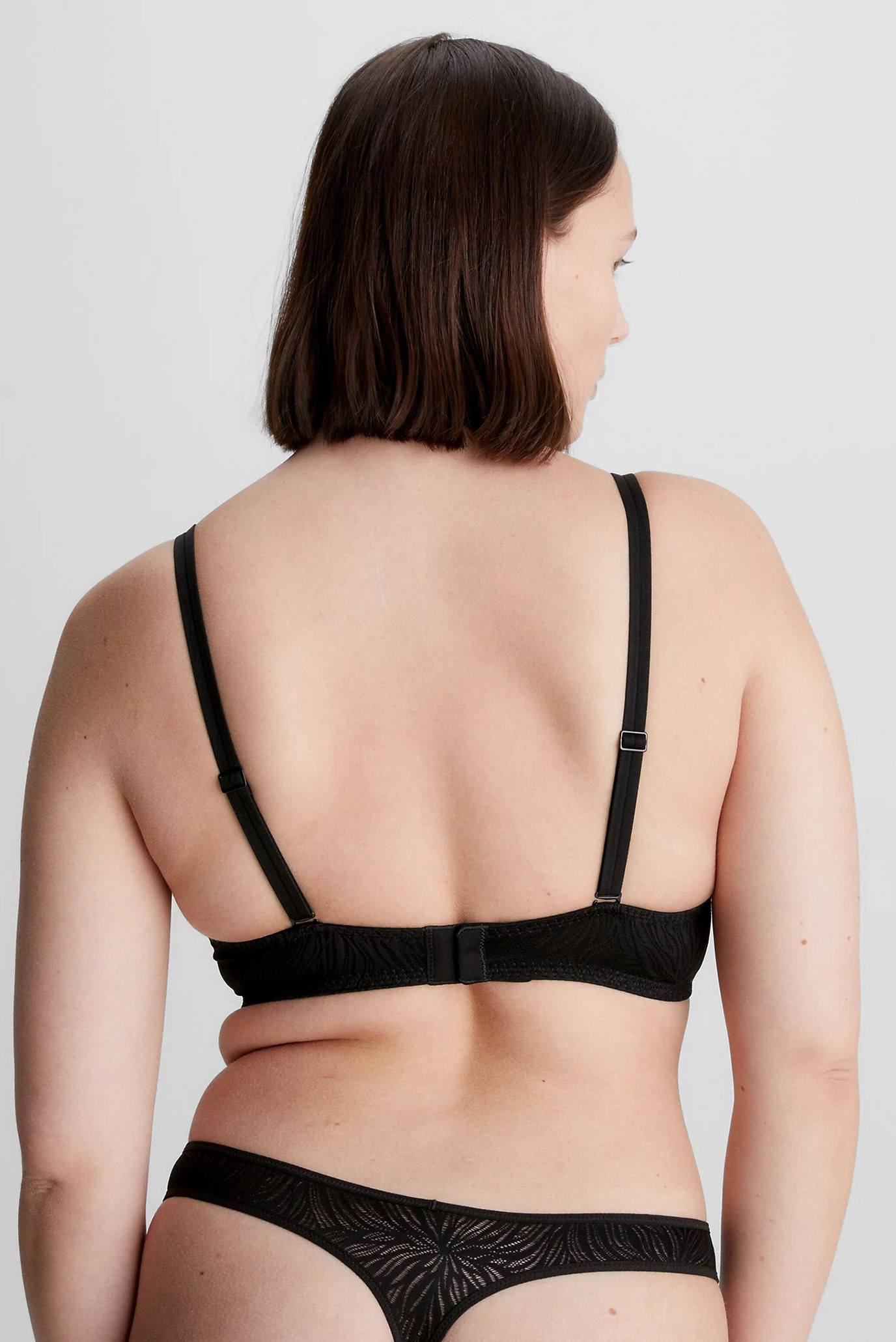 Женский черный бюстгальтер UNLINED DEMI 5