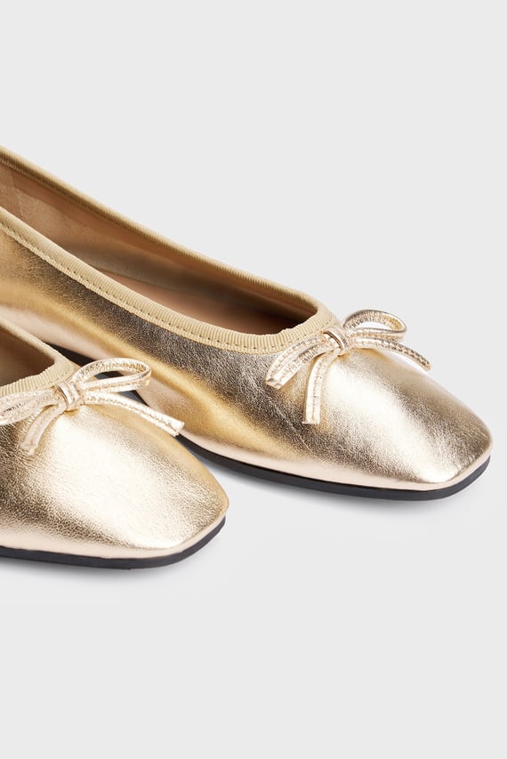 Балетки BALLERINA SOFT LEATHER METALLIC