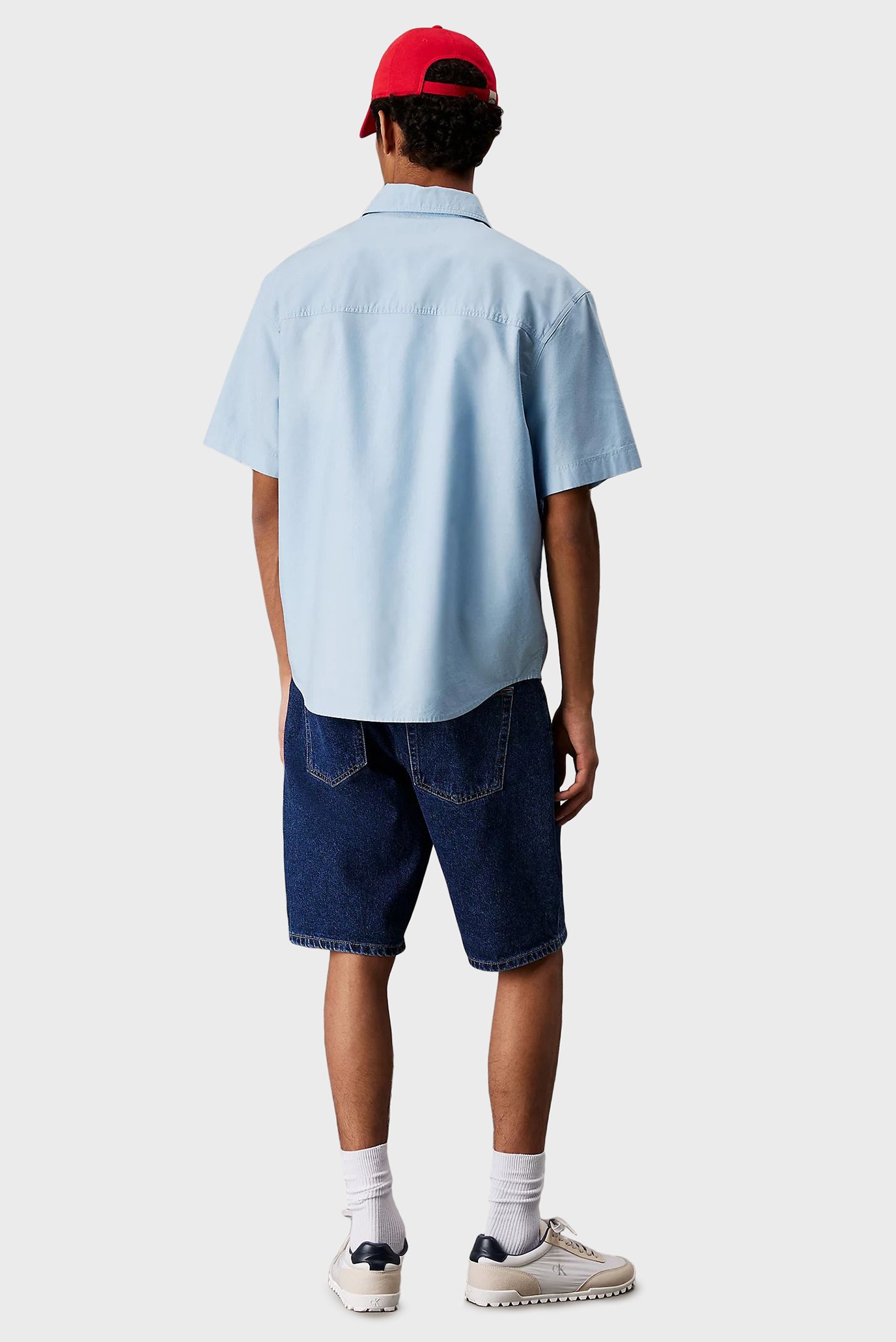 Мужские темно-синие джинсовые шорты REGULAR SHORT 3