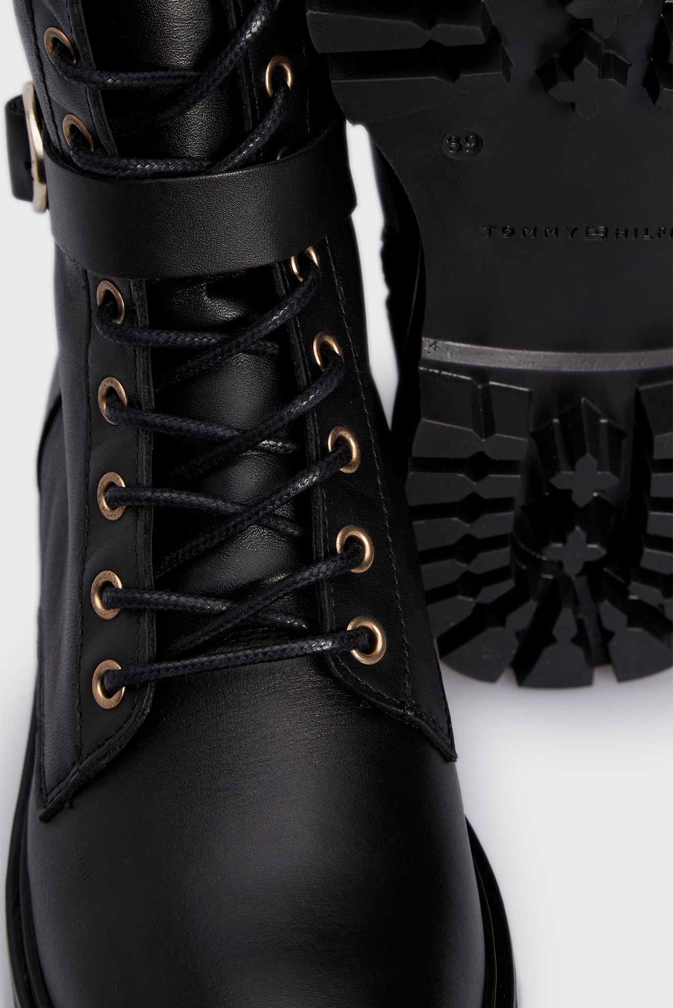 Ботинки BUCKLE LACE UP BOOT 10