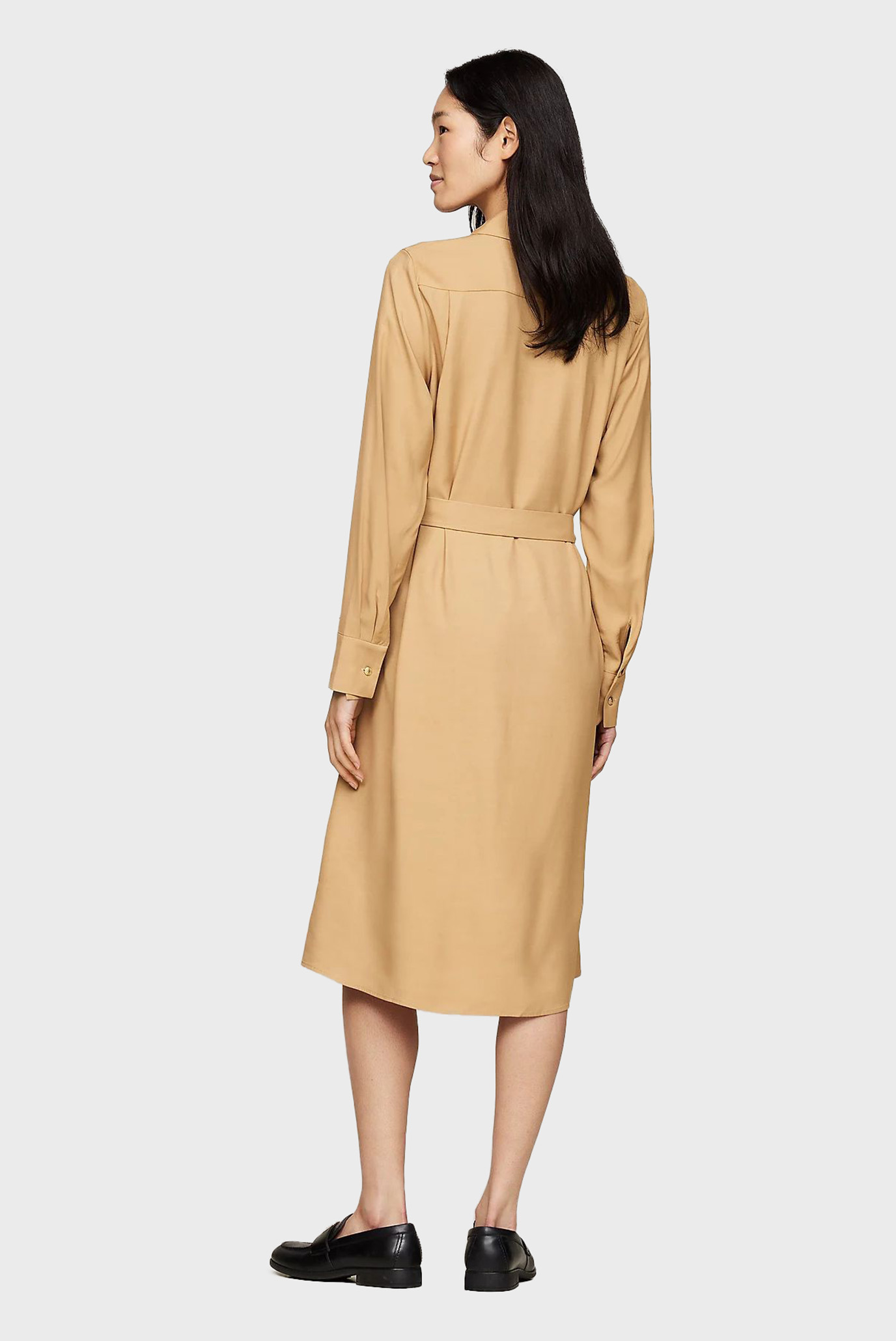 Платье FLUID VISCOSE SHIRT DRESS 2