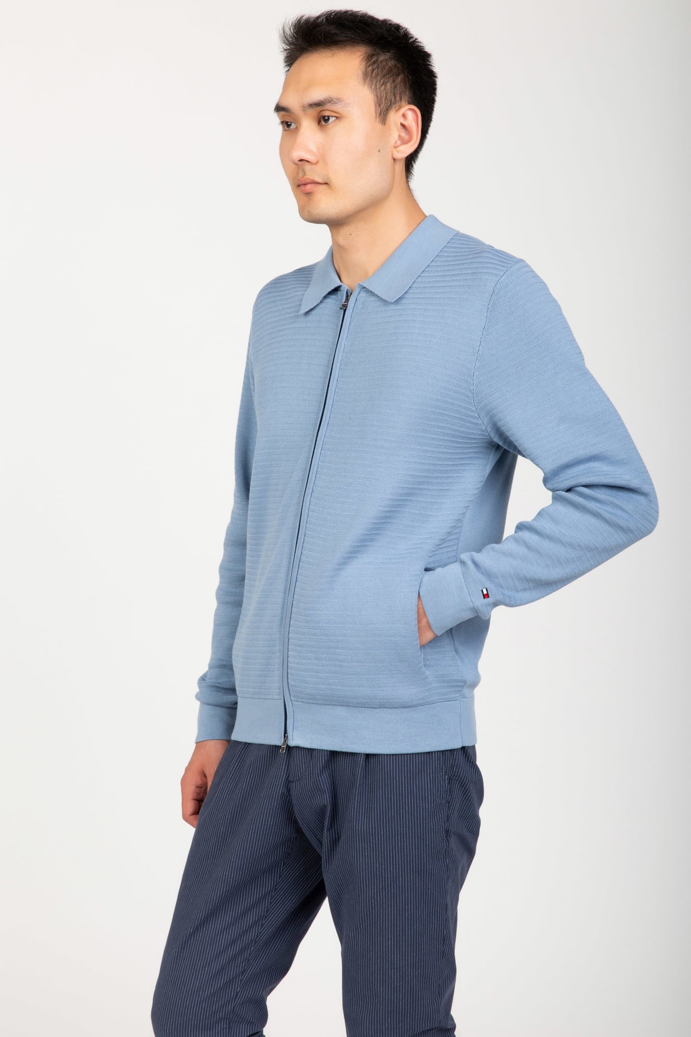 Кардиган FINE ZIG ZAG STRUCTURE OVERSHIRT 3