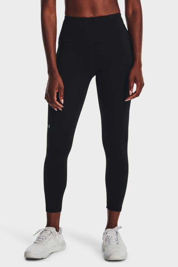 Женские черные тайтсы UA Rush Ankle Legging Under Armour