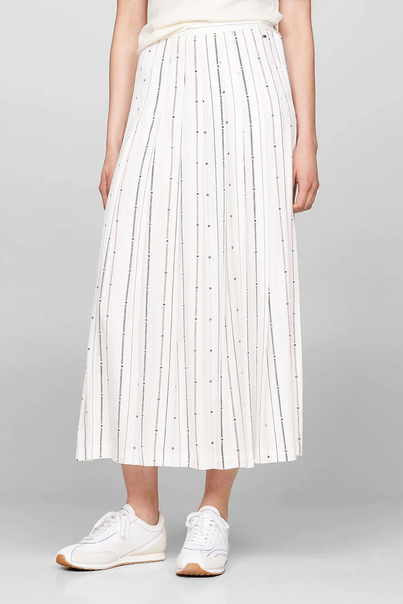 Юбка/FOULARD PLEATED MIDI SKIRT 1