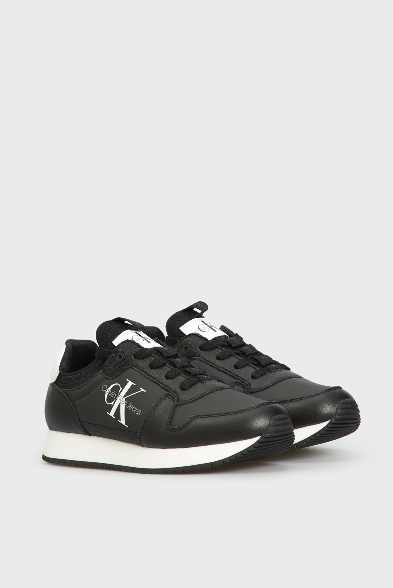 Женские черные кроссовки RUNNER SOCK LACEUP ML LTH 3