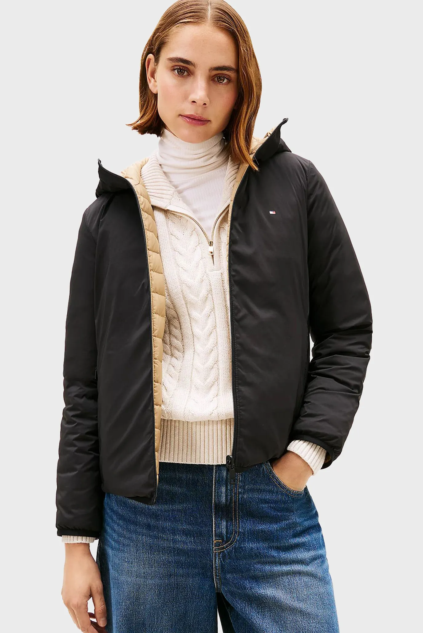 Куртка демисезонная STRETCH NYLON LW DOWN REV JACKET 1