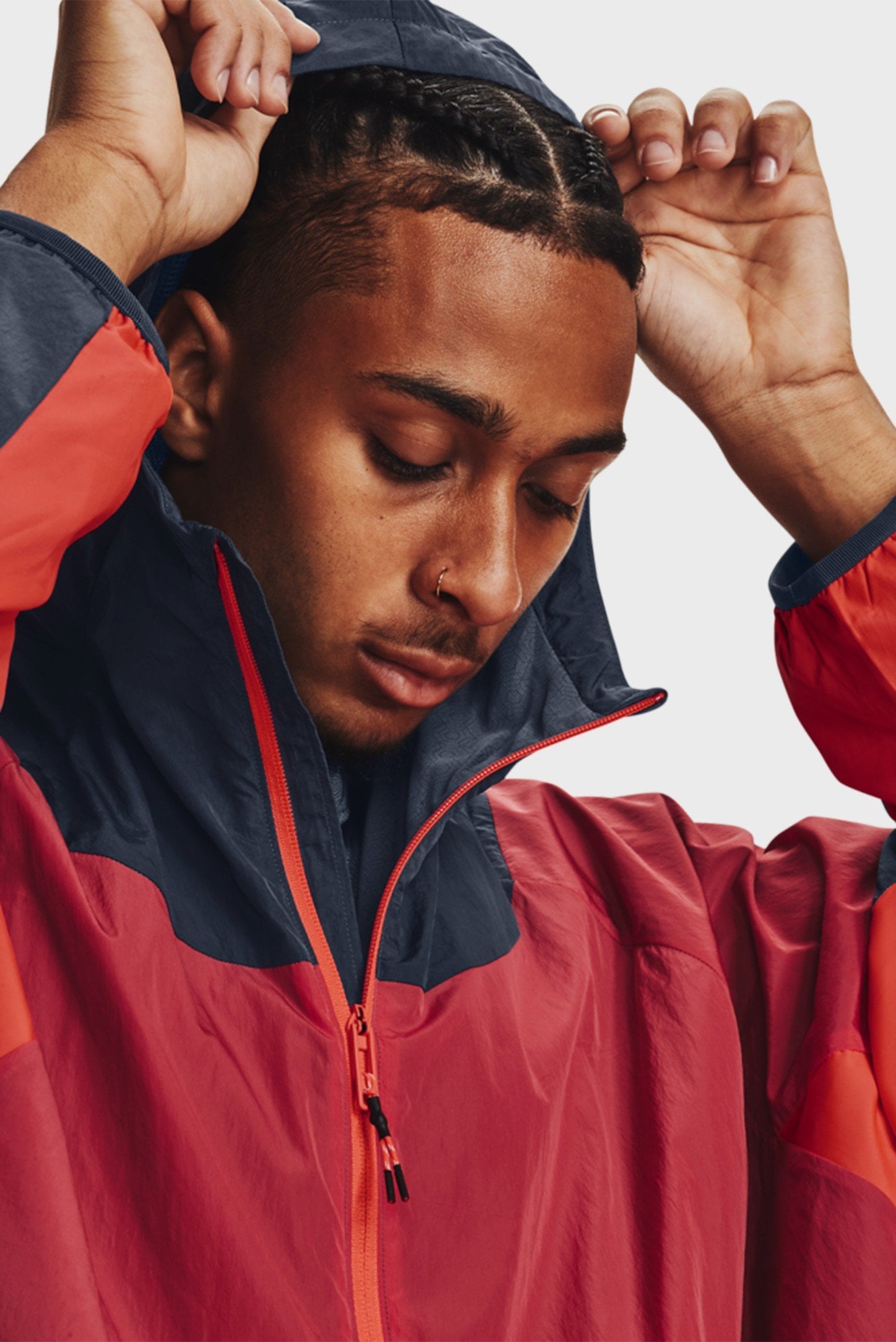 Мужской анорак UA Rush Woven 1 2 Zip Anorak 5