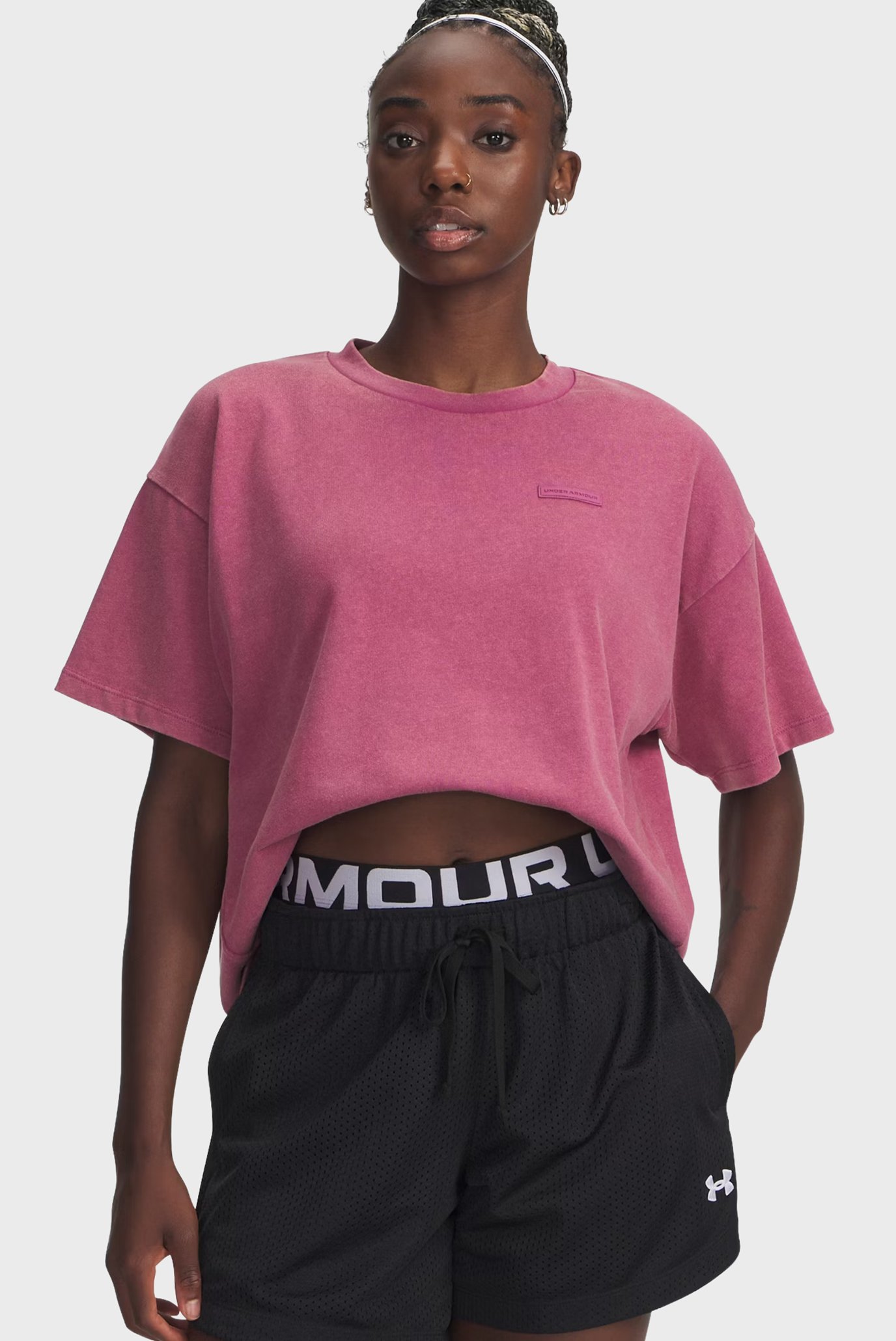 Футболка/UA HWT Boxy Wash SSUnder Armour Футболка/UA HWT Boxy Wash SS 1