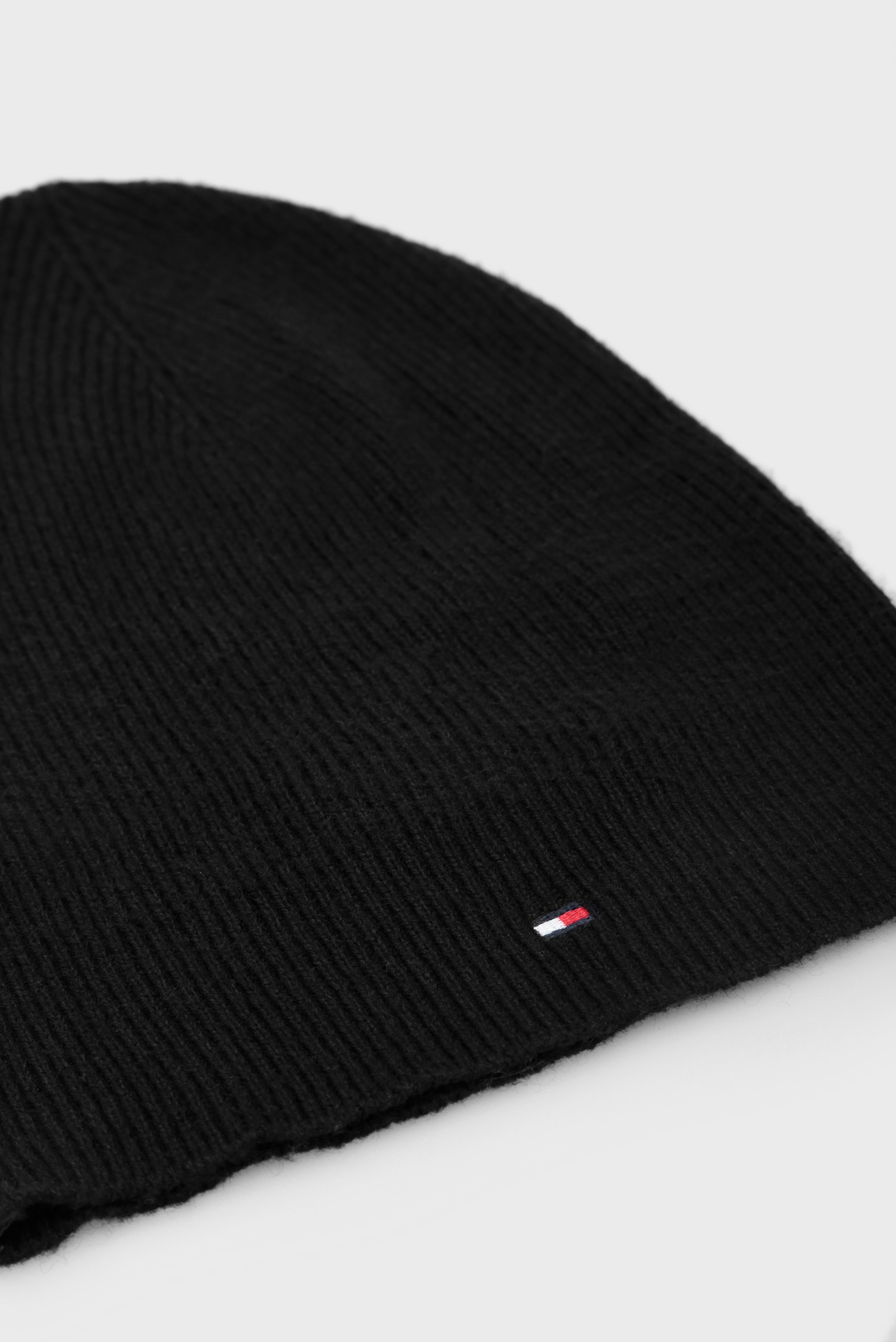 Мужская черная шапка SOFT KNIT (NEW ODINE) 6