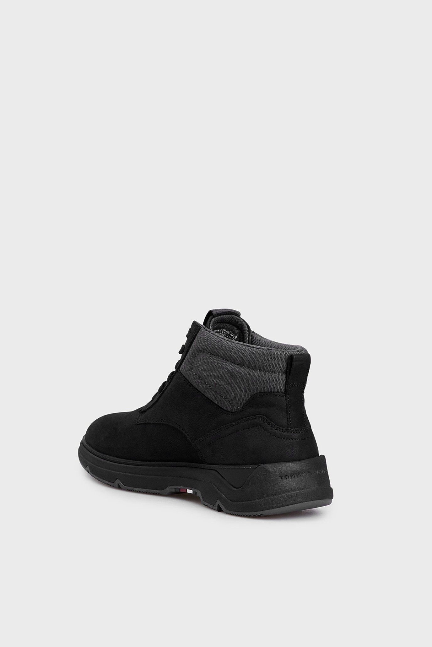 Мужские черные ботинки HILIFGER NUBUCK HYBRID CHUKKA 10