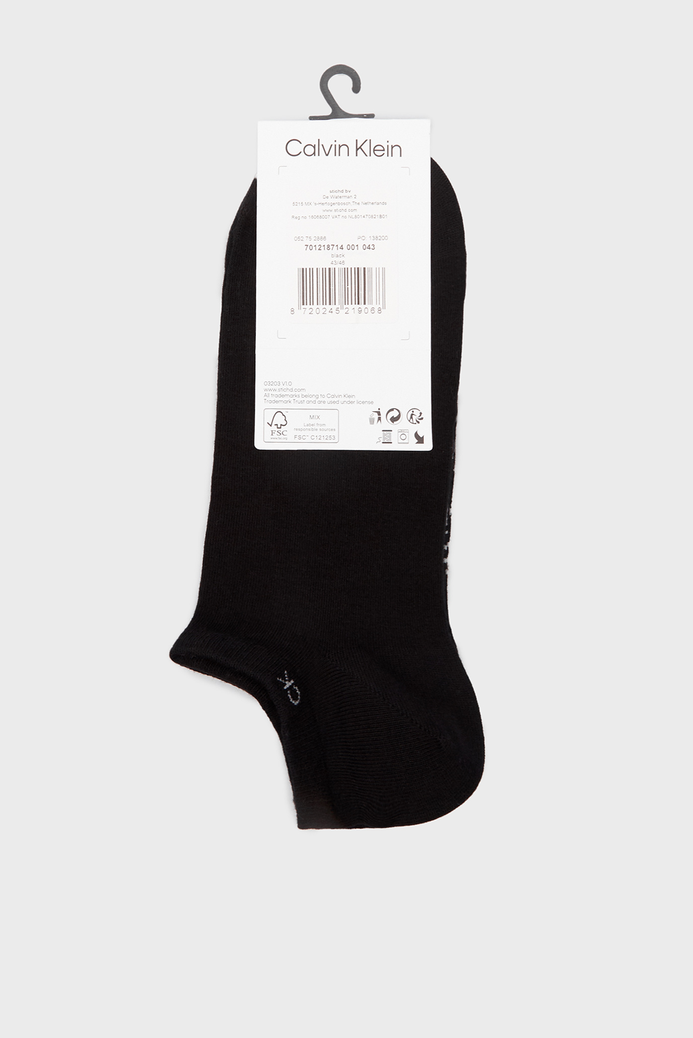 Носки CK MEN SNEAKER 2P ALL OVER PRINT 3