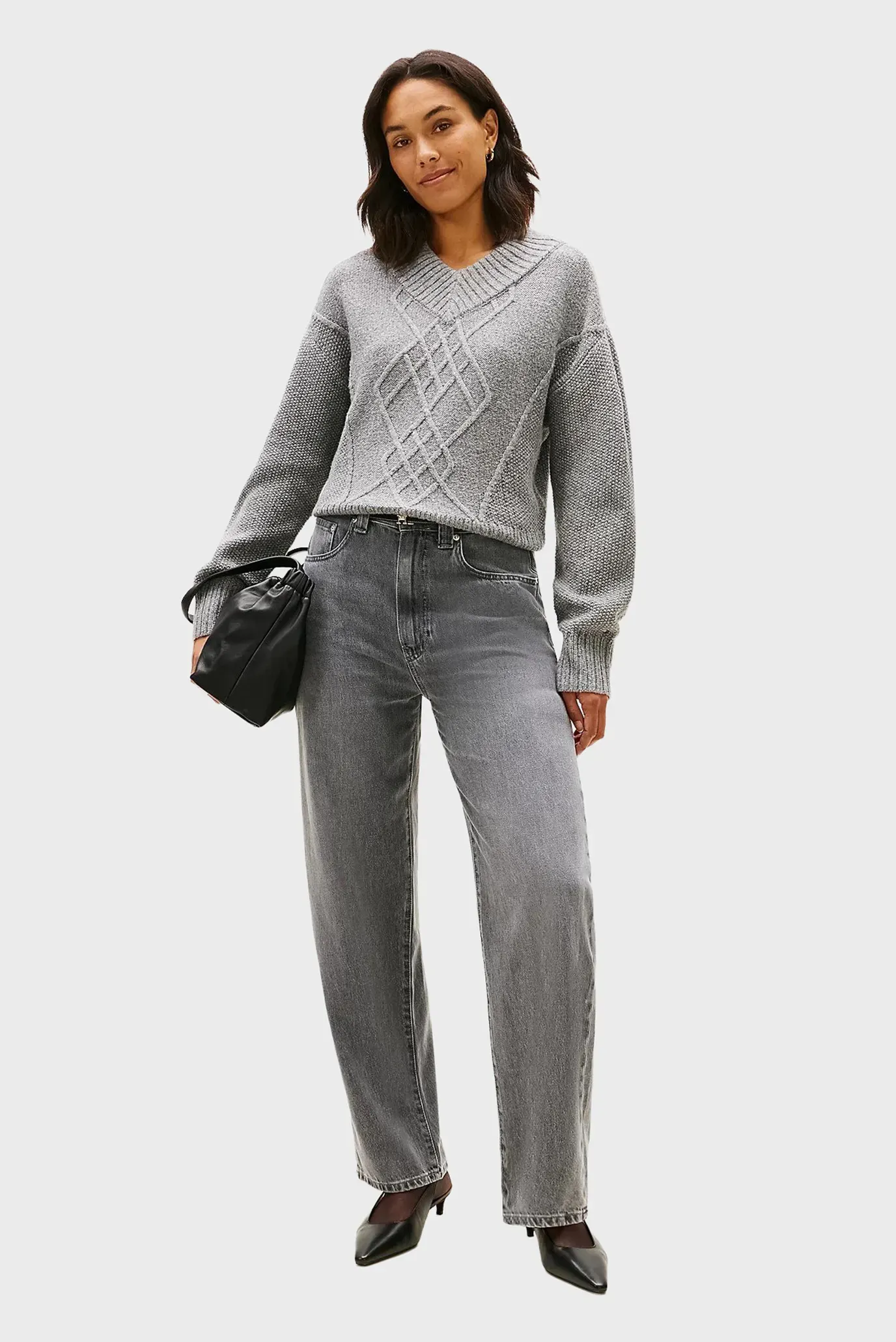 Джинсы DNM GREY BARREL RW 2