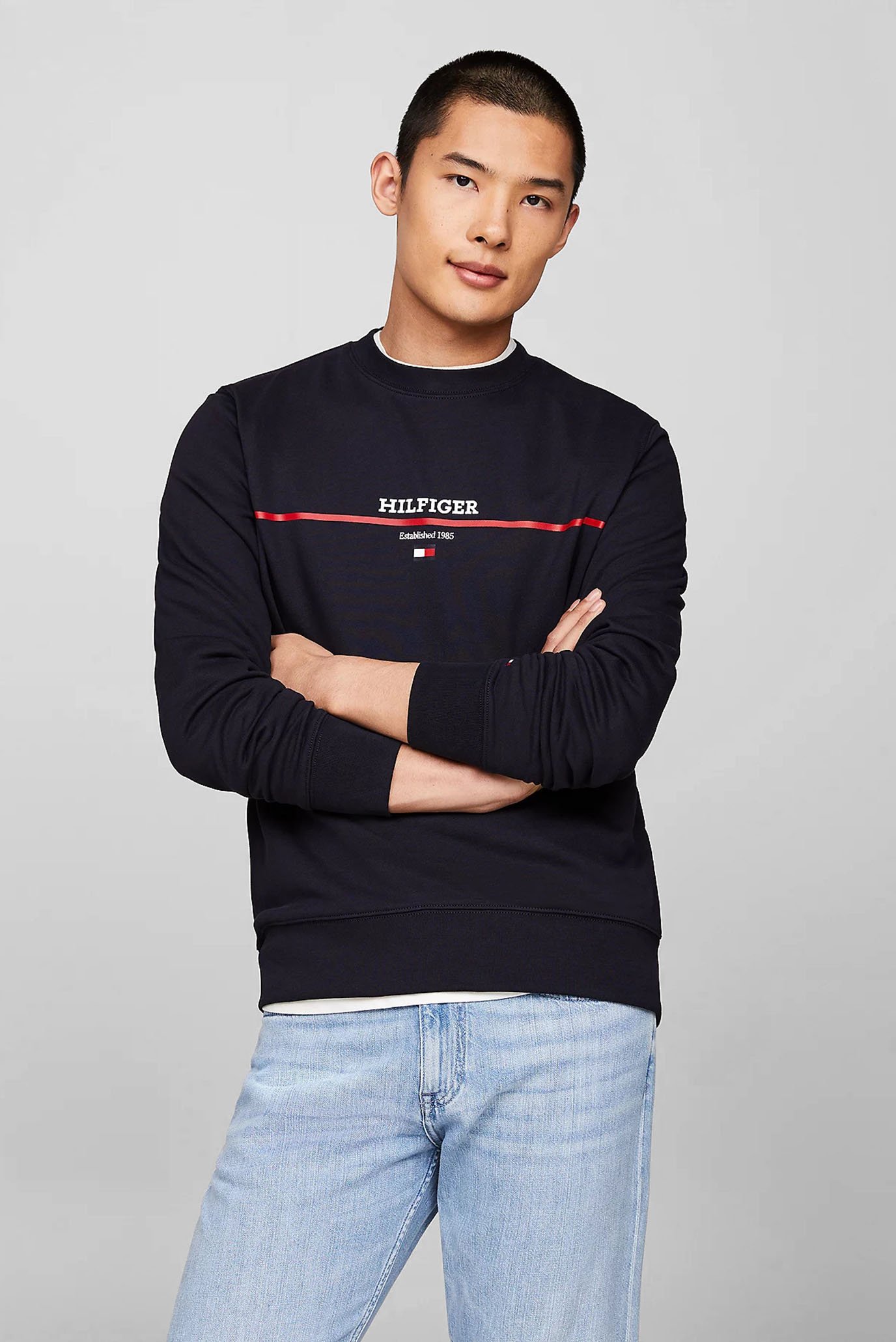 Свитшот HILFIGER STRIPE TERRY SWEATSHIRT 4