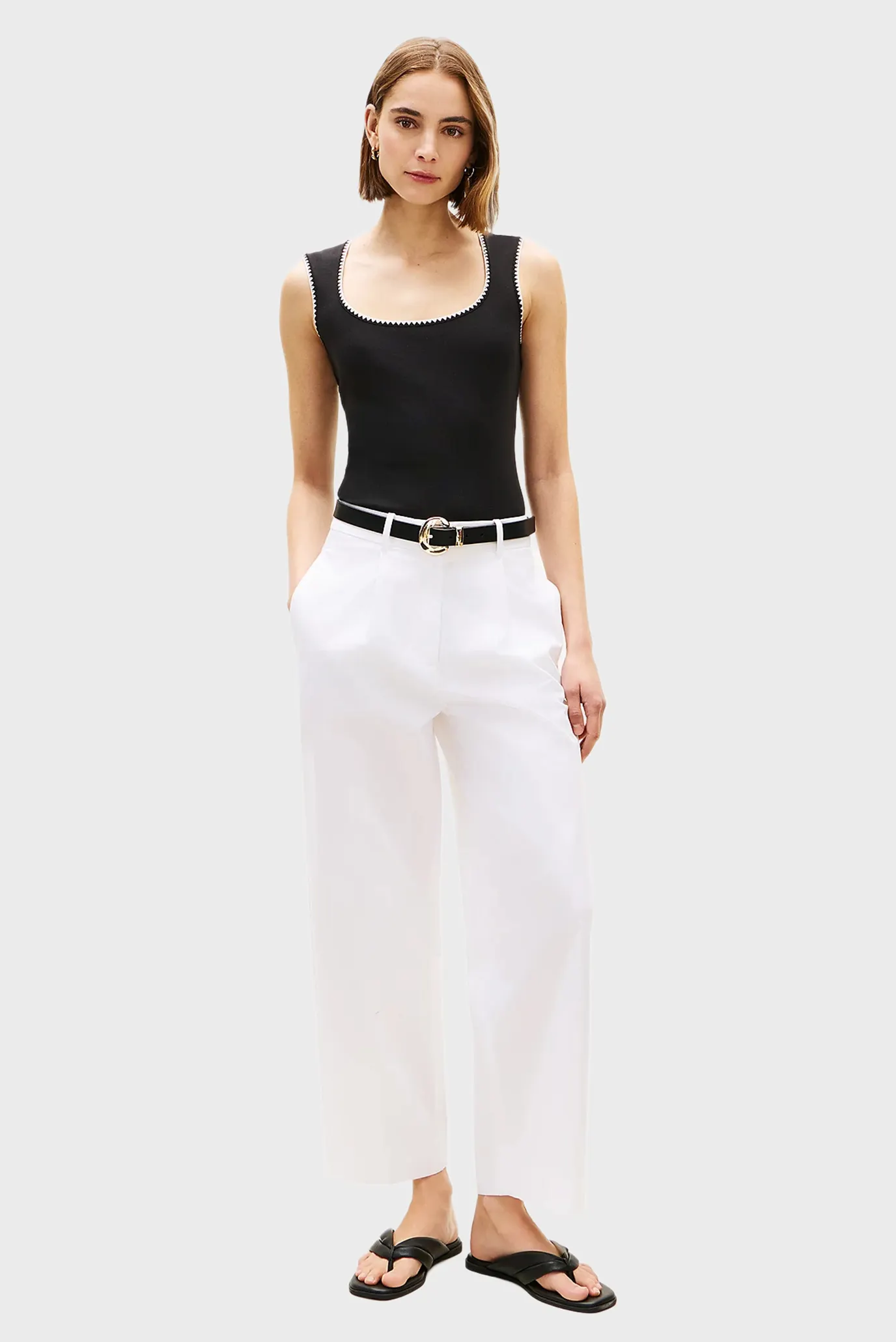 Майка B&W SLIM SCOOP-NK TANK 2