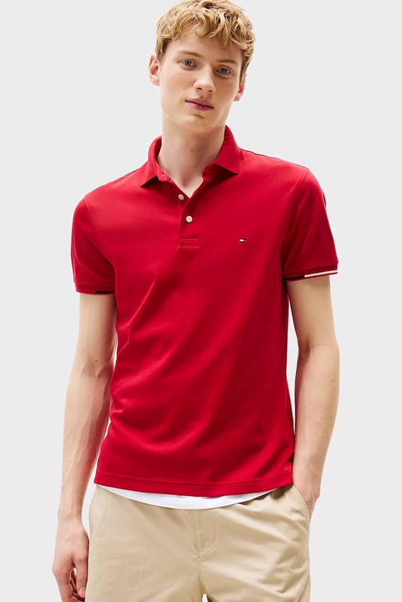Поло INTERLOCK FLAGCUFF SLIM FIT POLO