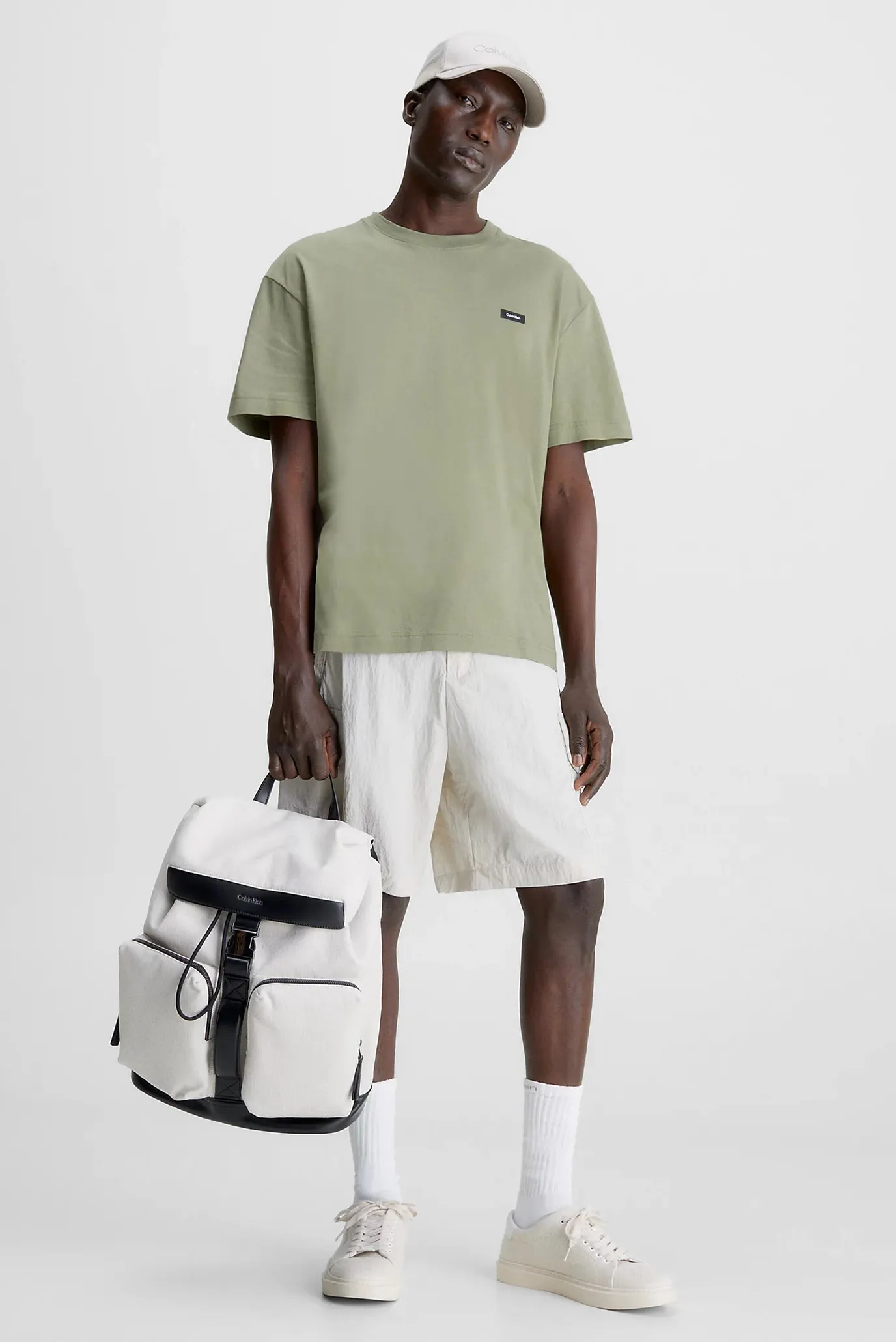 Мужская оливковая футболка COTTON COMFORT FIT 7