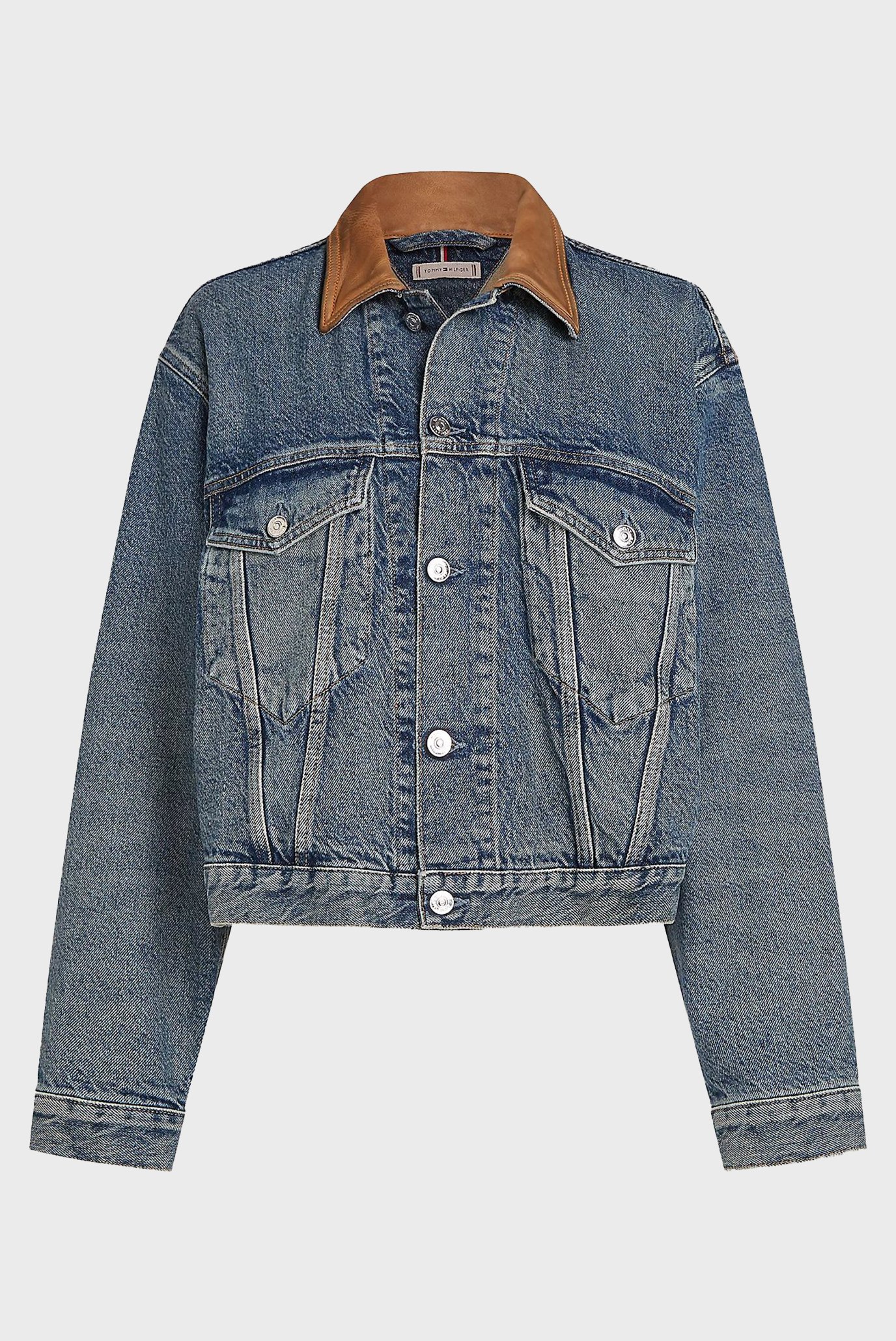 Женская синяя джинсовая куртка DNM MD LS SHORT JACKET KENT 5