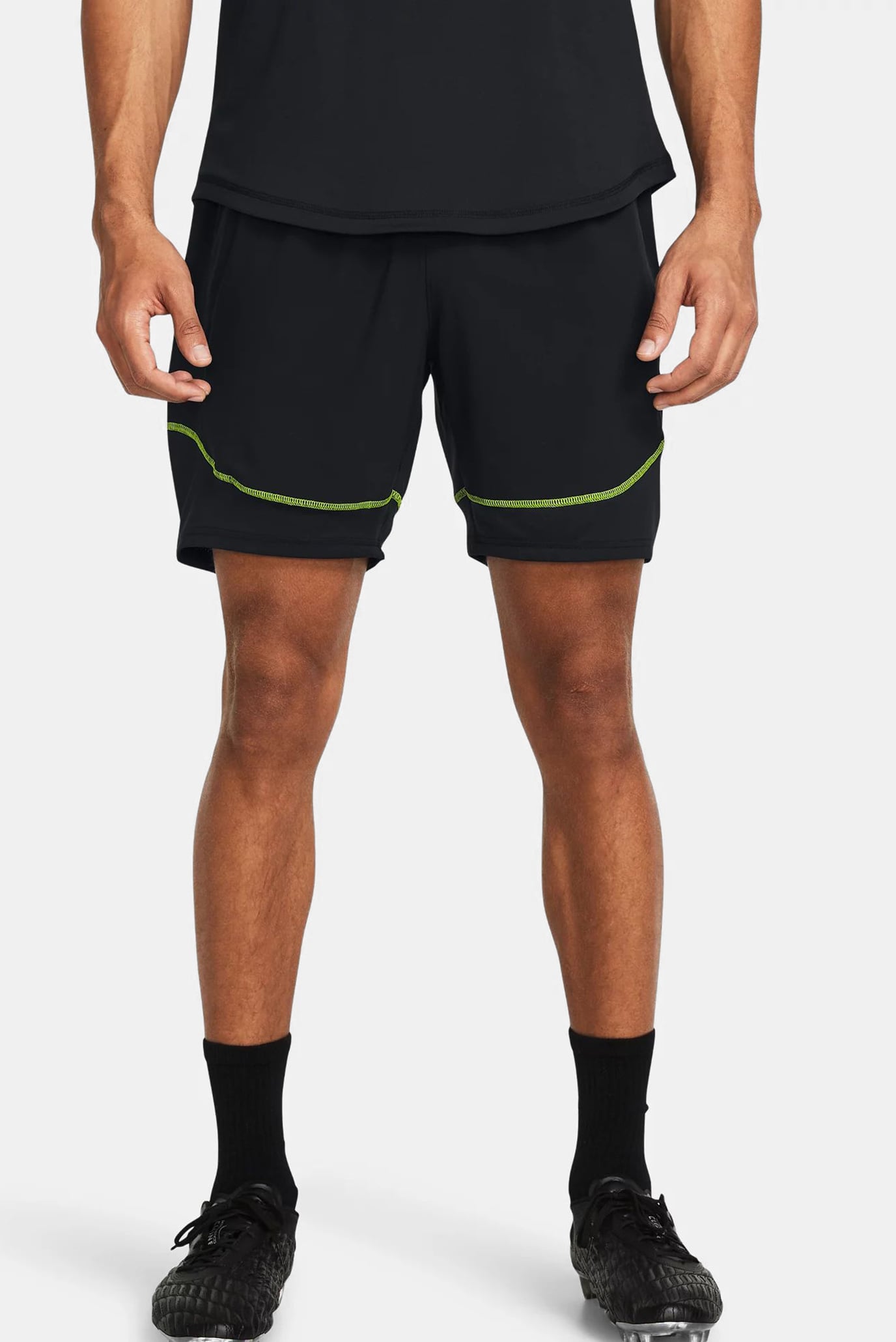 Мужские черные шорты UA M's Ch. Pro Train Short 4