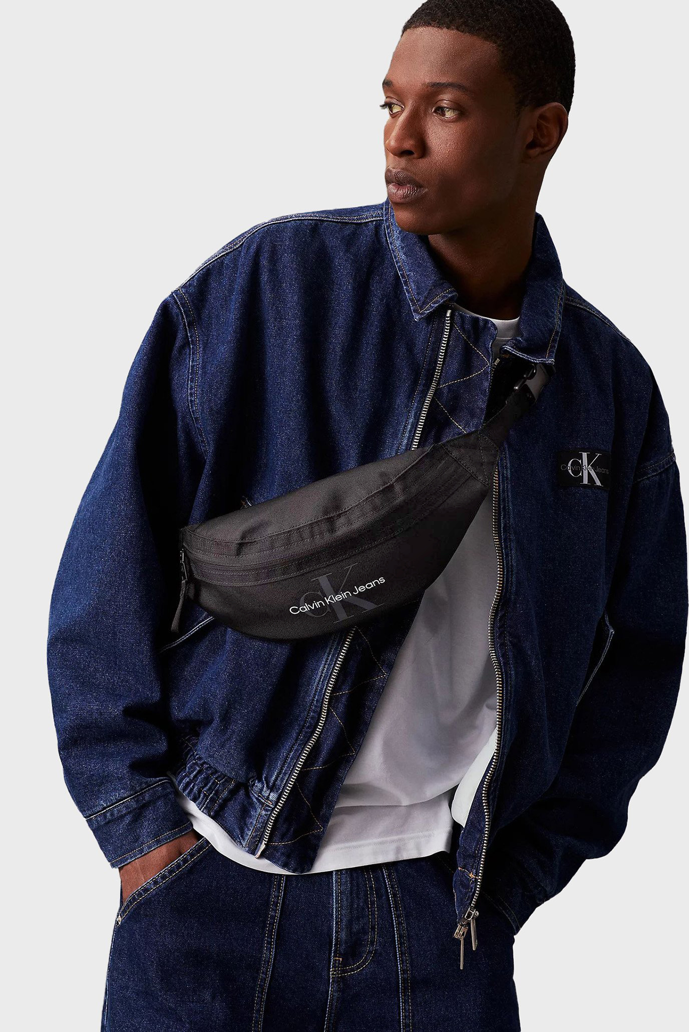 Мужская черная поясная сумка SPORT ESSENTIALS WAISTBAG 12