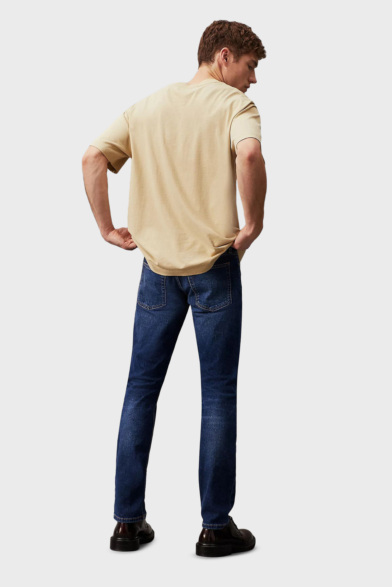 Мужские темно-синие джинсы SLIMCalvin Klein Jeans Мужские темно-синие джинсы SLIM 3