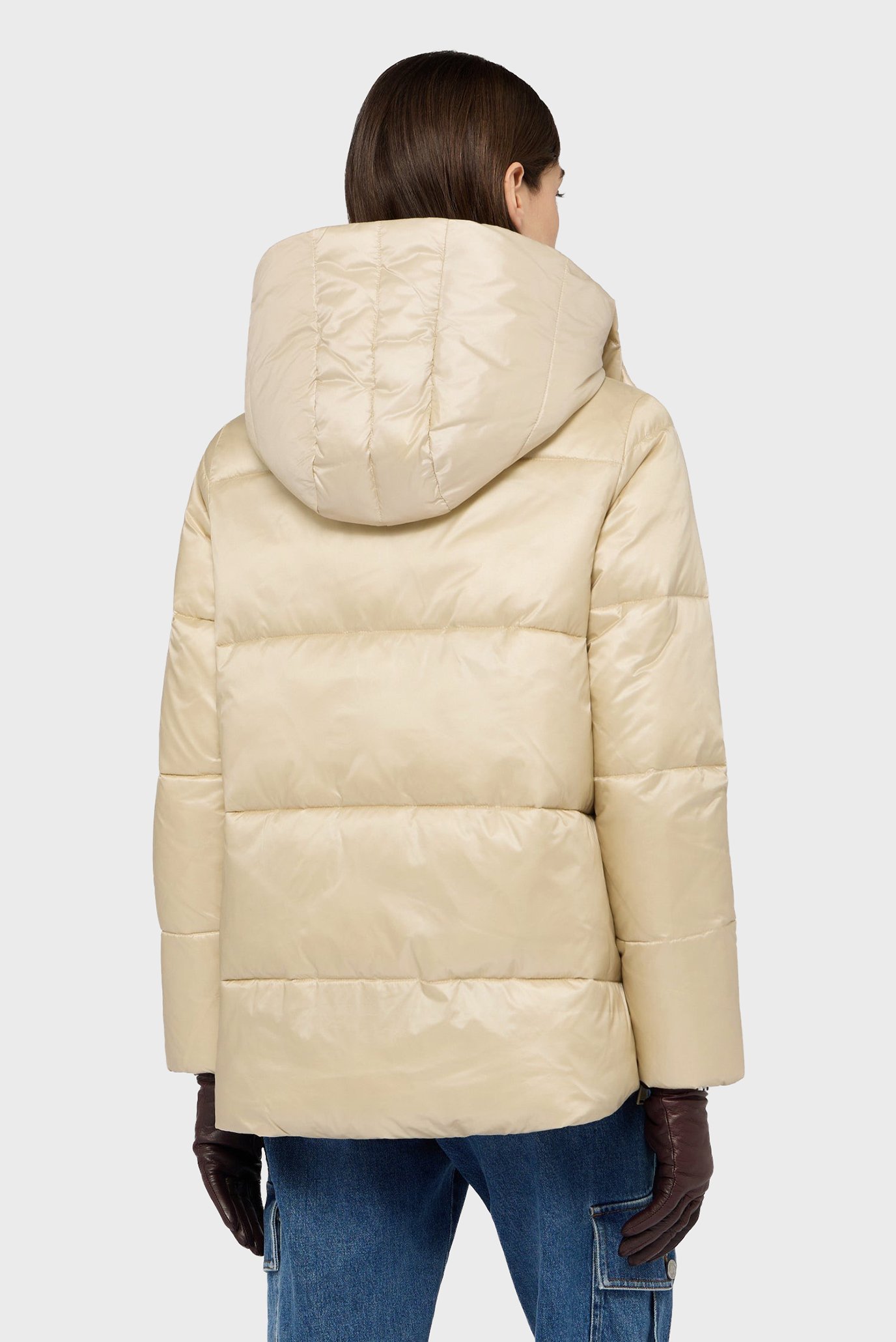 Куртка зимняя WO804N34 A-SHAPE PUFFER JACKET - SHINY NYLON 2