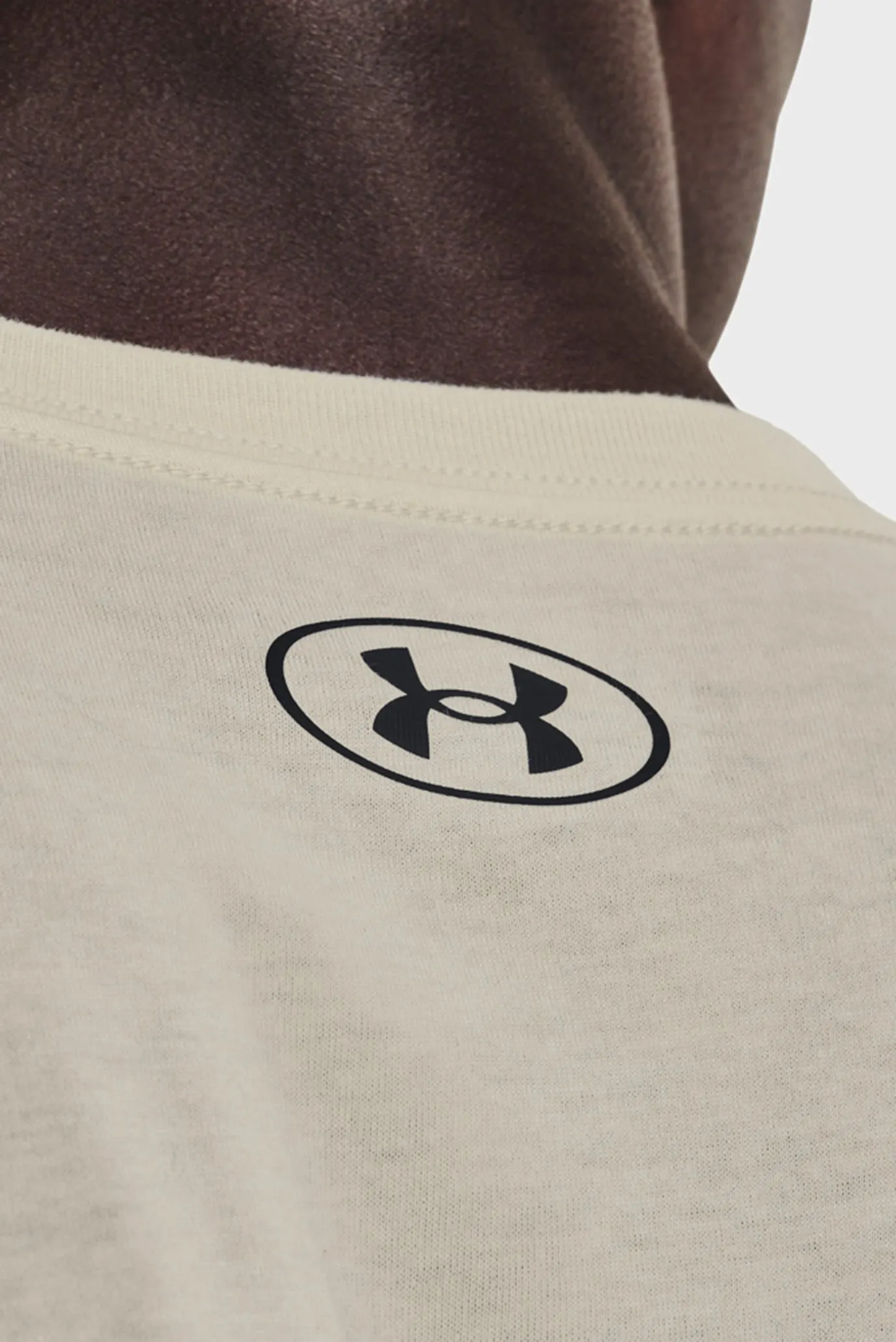 Мужская бежевая футболка UA ATH DEPT CLRBLK SS 4